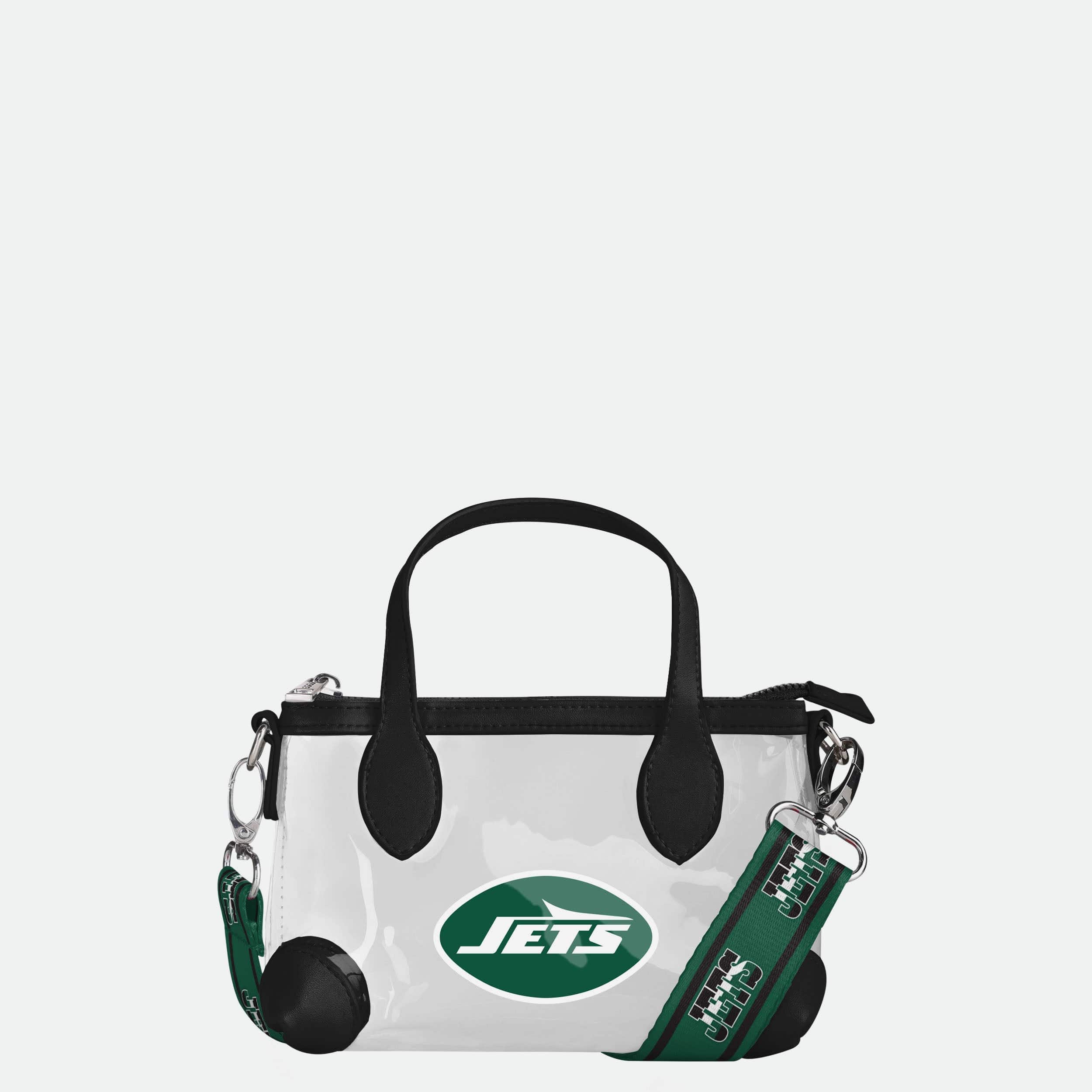 New York Jets Big Logo Clear Crossbody Mini Purse