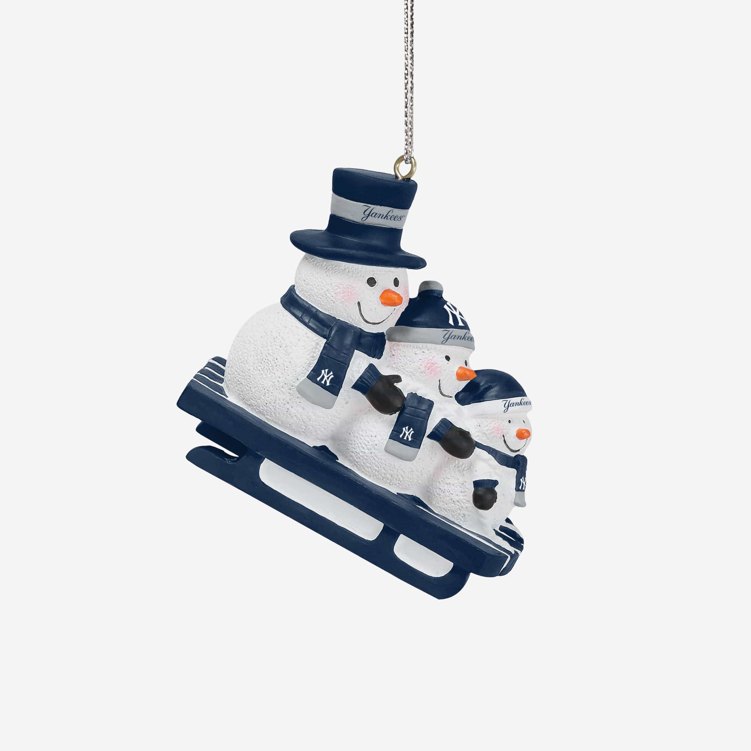 New York Yankees Sledding Snowmen Ornament 2 New York Yankees Sledding Snowmen Ornament