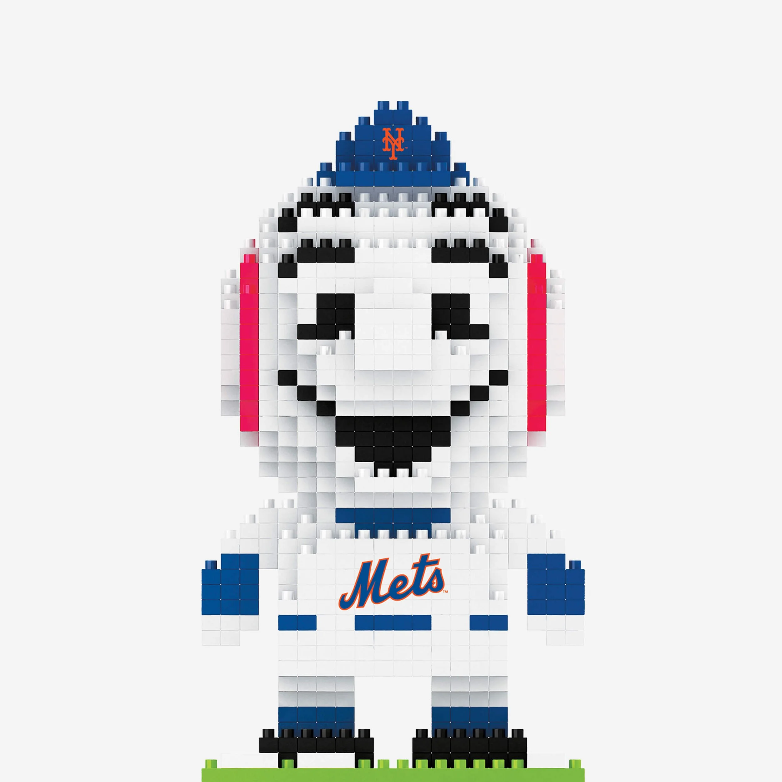 Mr Met New York Mets BRXLZ Mascot 2 Mr Met New York Mets BRXLZ Mascot