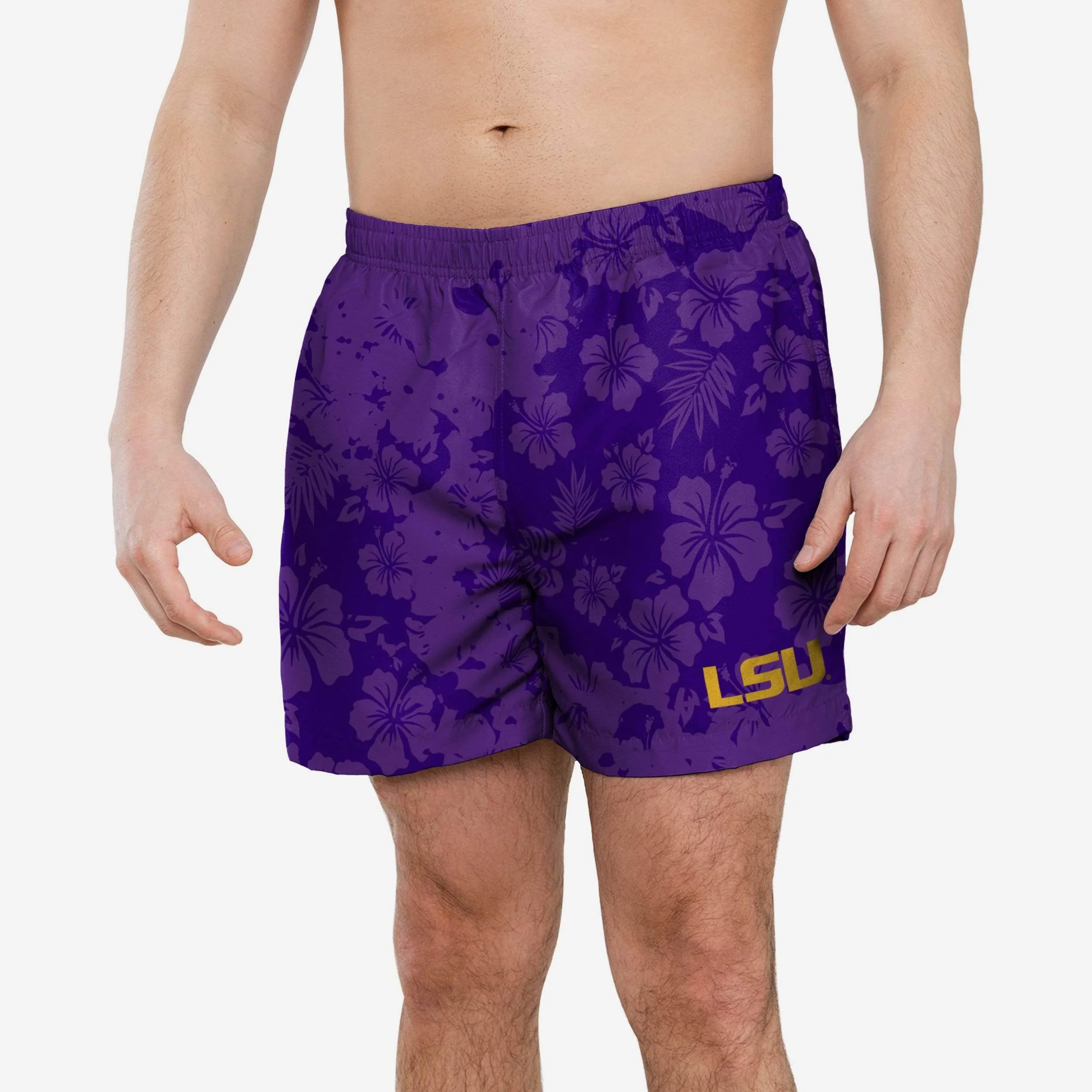 LSU Tigers Color Change-Up Swimming Trunks