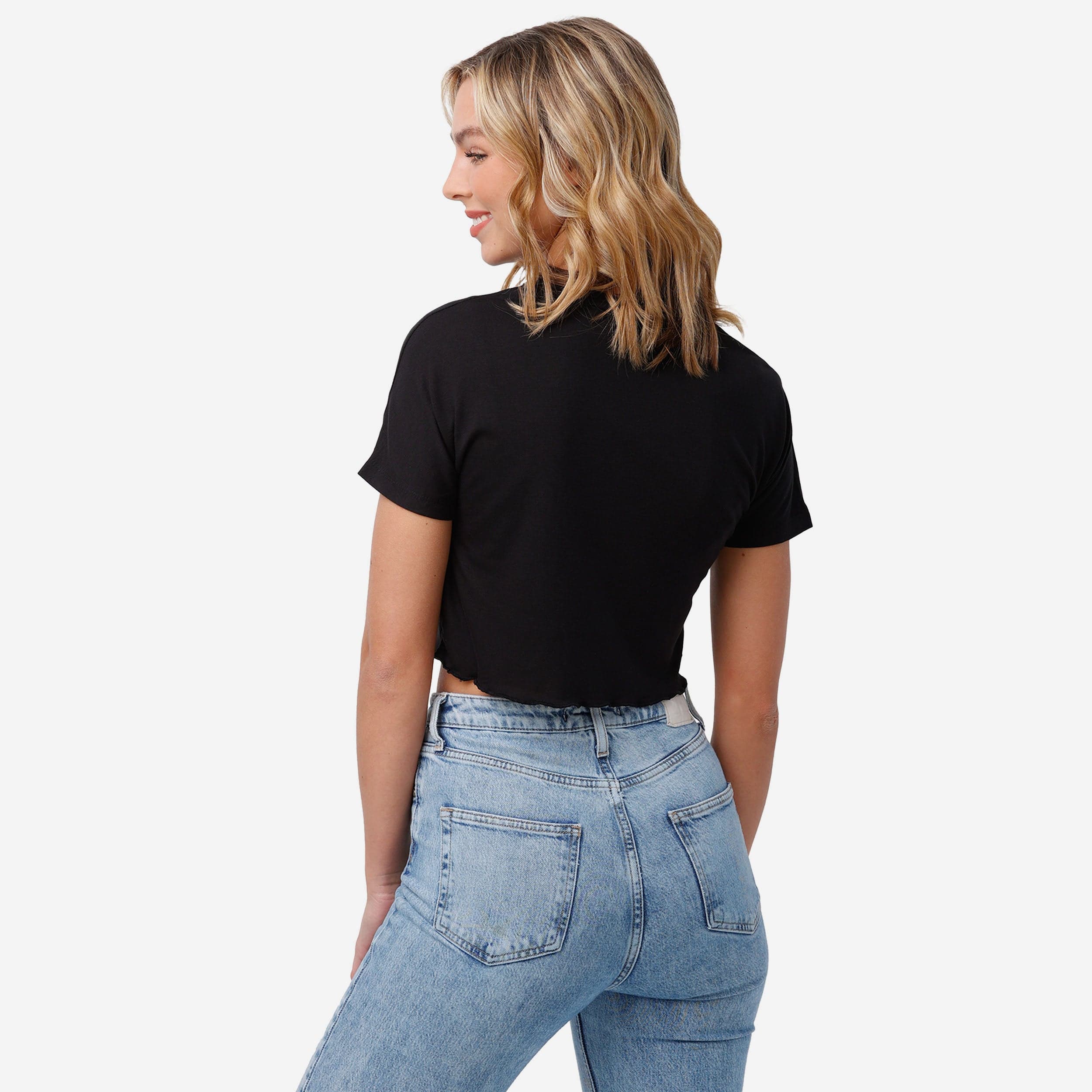New York Mets Womens Petite Distressed Wordmark Crop Top 2 New York Mets Womens Petite Distressed Wordmark Crop Top