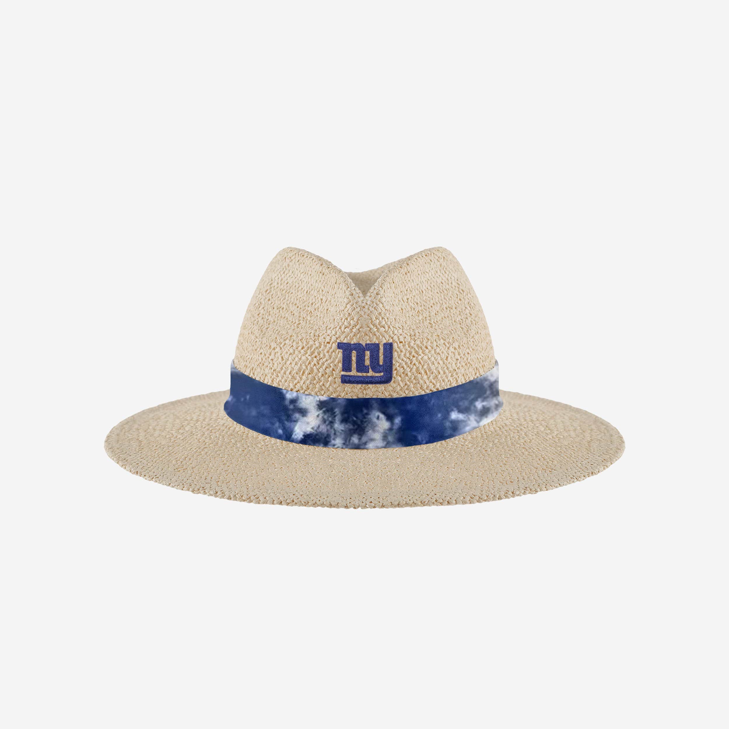 New York Giants Womens Tie-Dye Ribbon Straw Hat