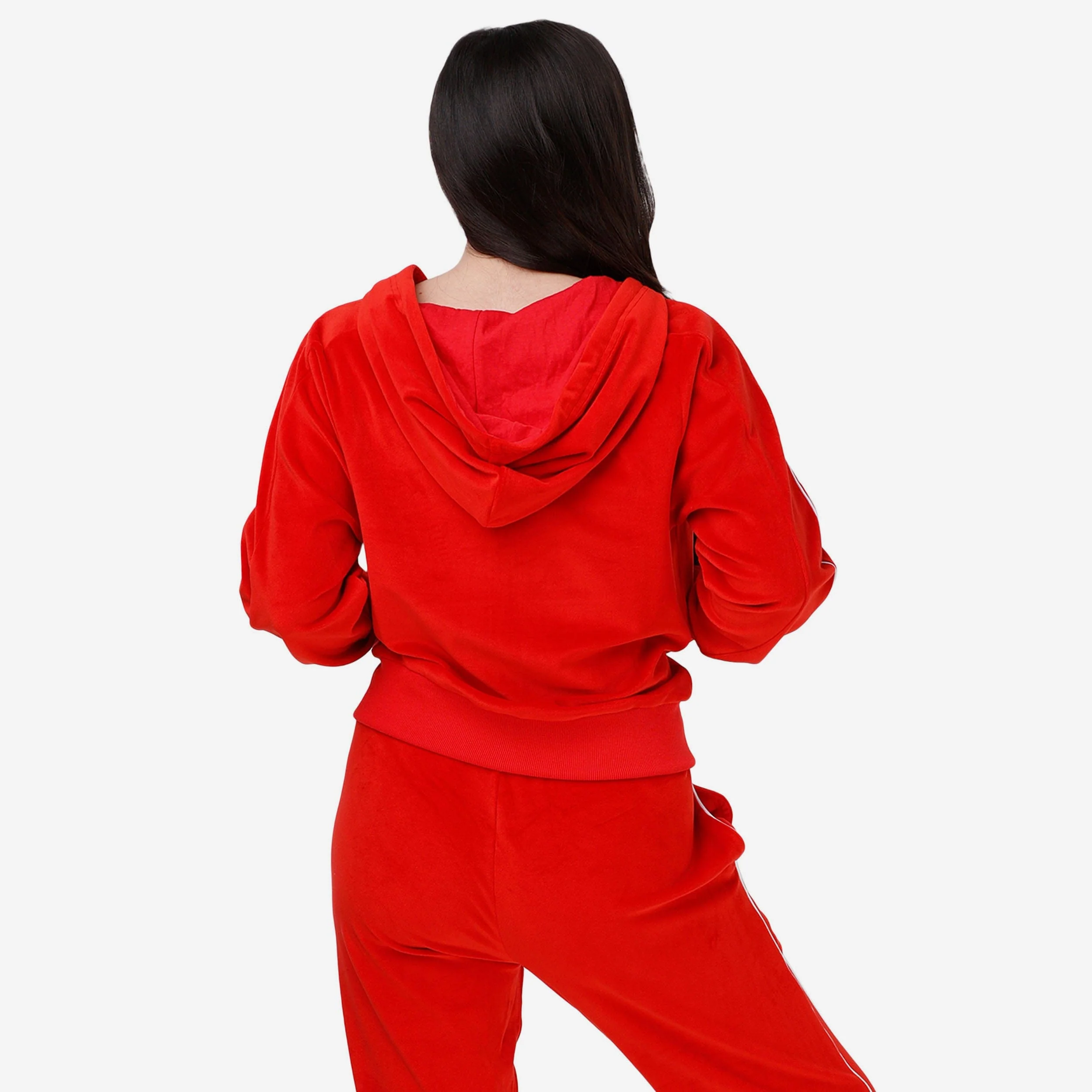 Buffalo Bills Womens Red Velour Zip Up Top 2 Buffalo Bills Womens Red Velour Zip Up Top