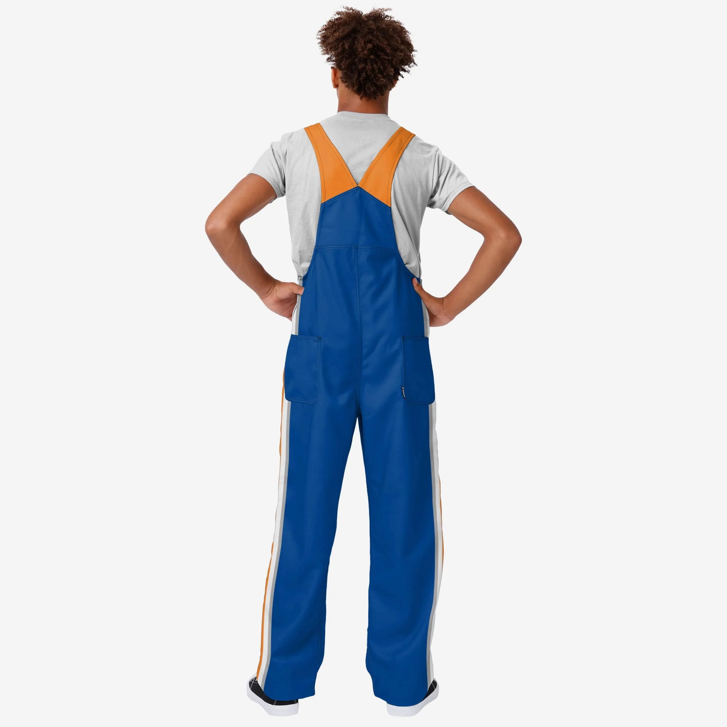 New York Knicks Mens Team Stripe Bib Overalls 2 New York Knicks Mens Team Stripe Bib Overalls