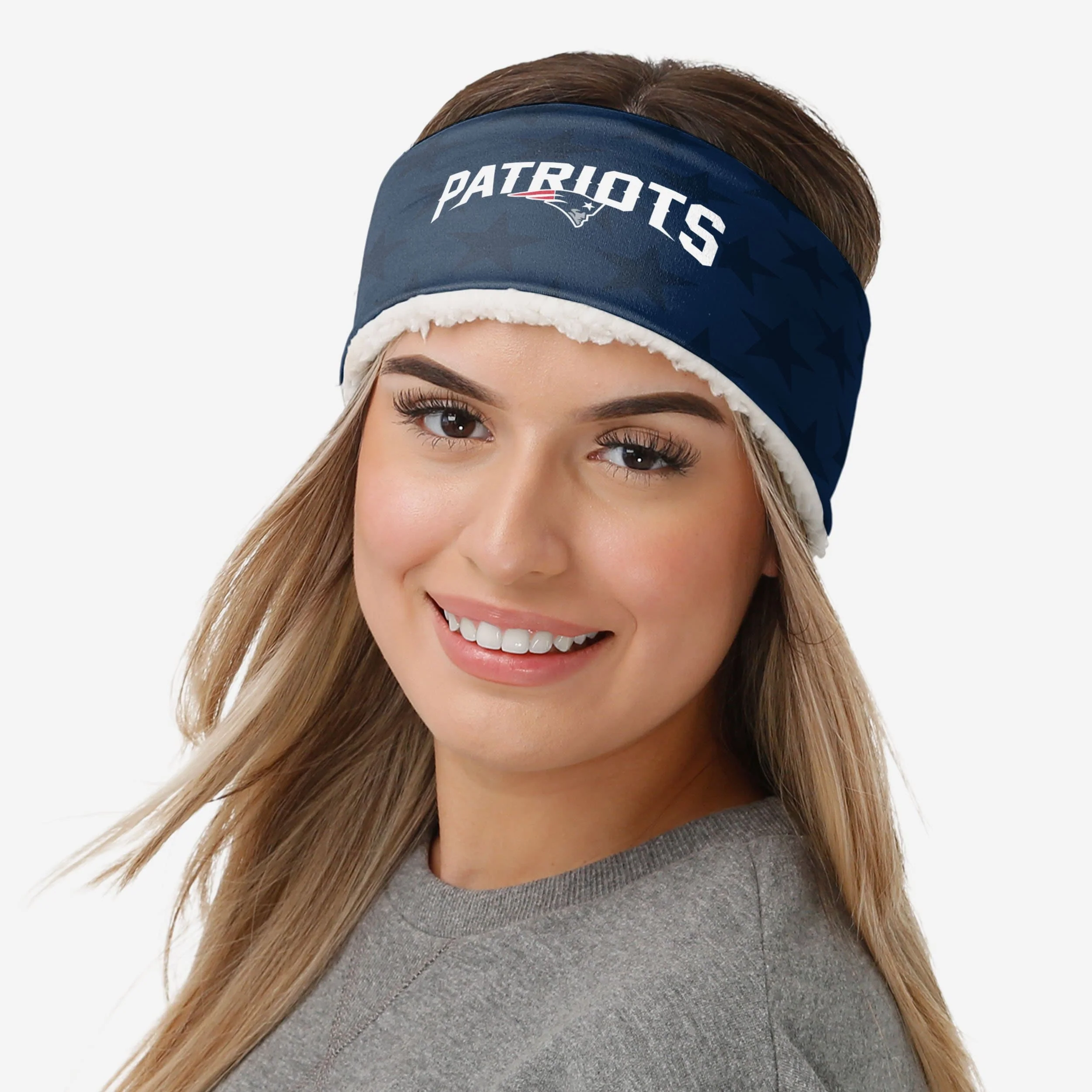 New England Patriots Womens Head Start Headband 1 New England Patriots Womens Head Start Headband