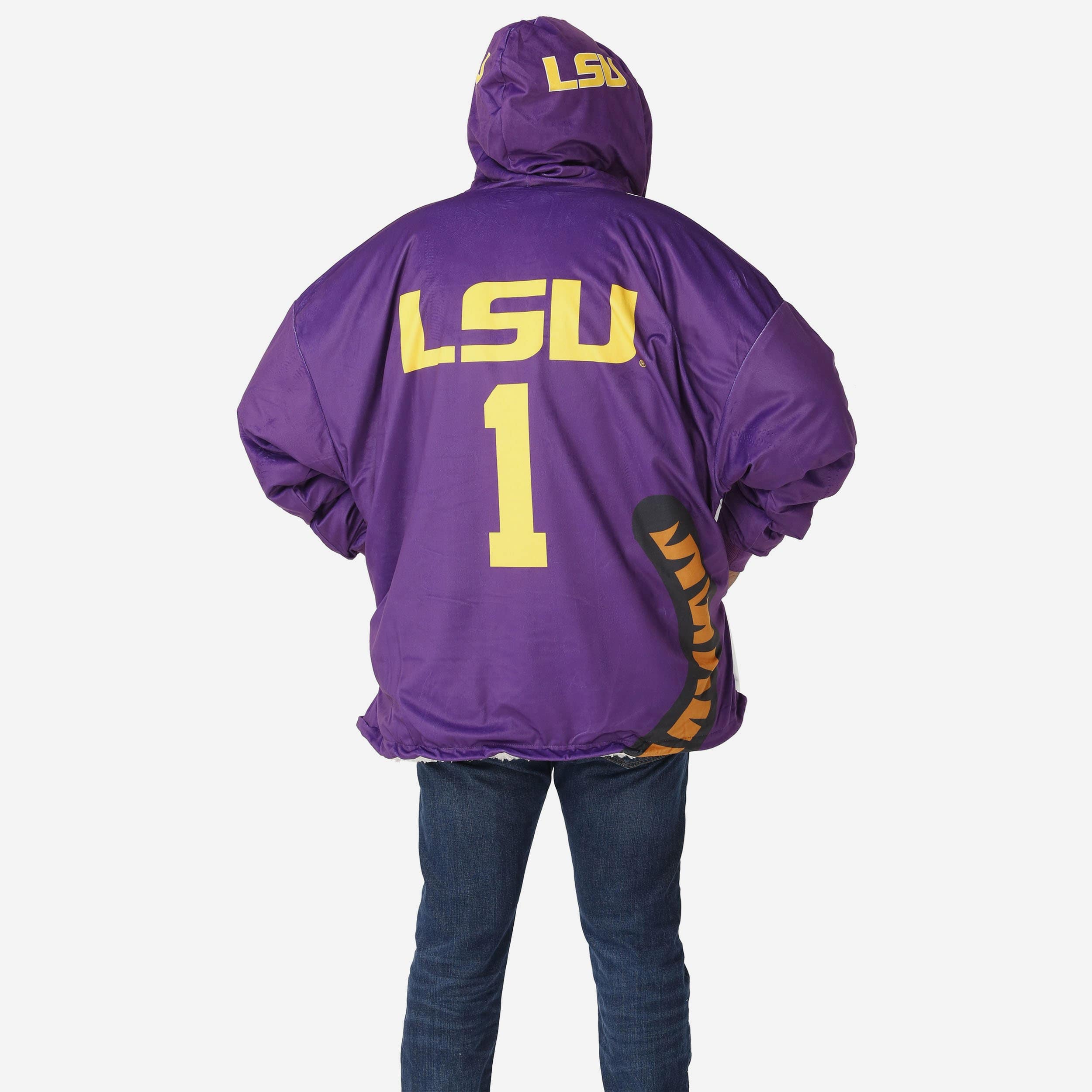 Mike the Tiger LSU Tigers Reversible Mascot Hoodeez 1 Mike the Tiger LSU Tigers Reversible Mascot Hoodeez