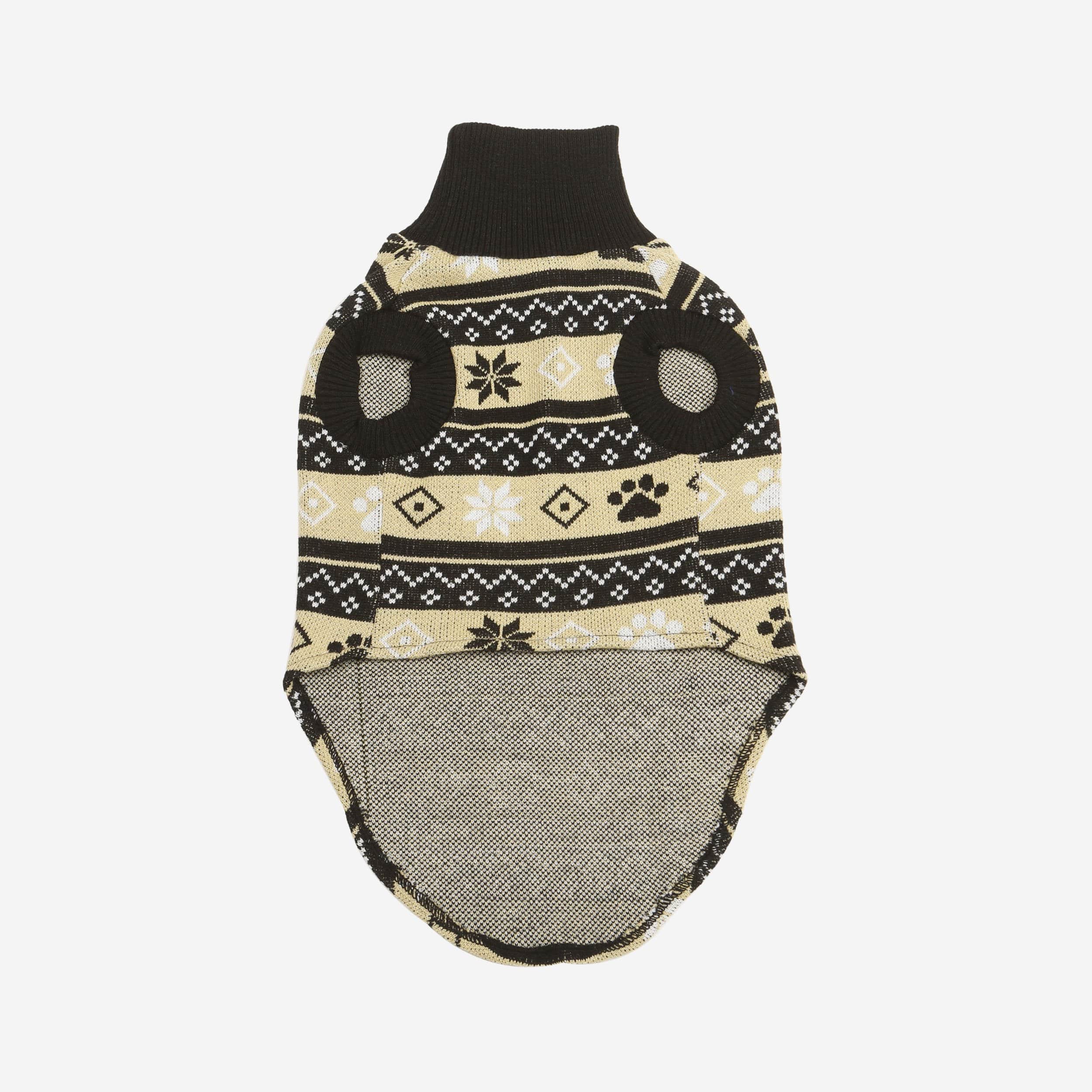New Orleans Saints Knitted Holiday Dog Sweater 3 New Orleans Saints Knitted Holiday Dog Sweater