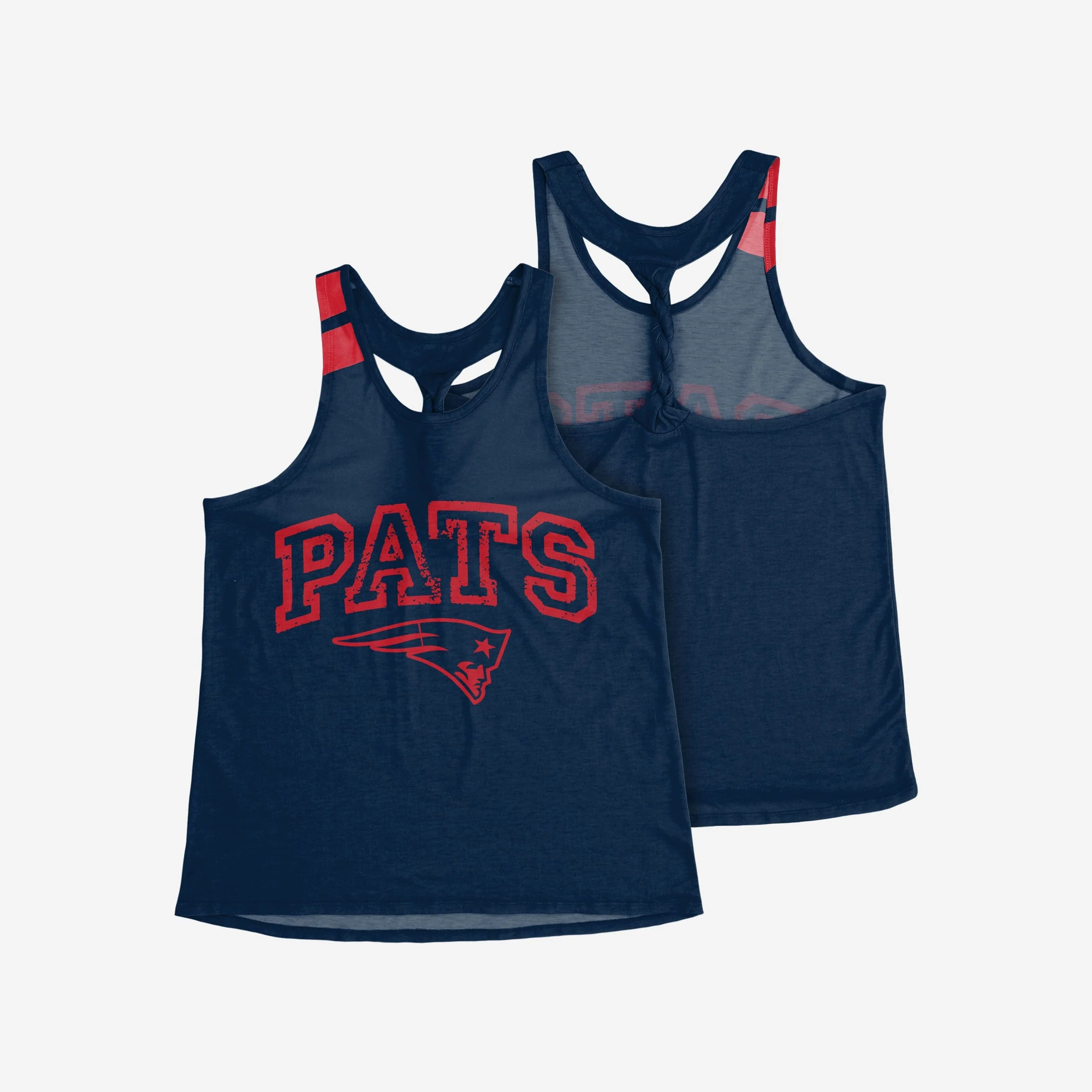 New England Patriots Womens Team Twist Sleeveless Top 3 New England Patriots Womens Team Twist Sleeveless Top