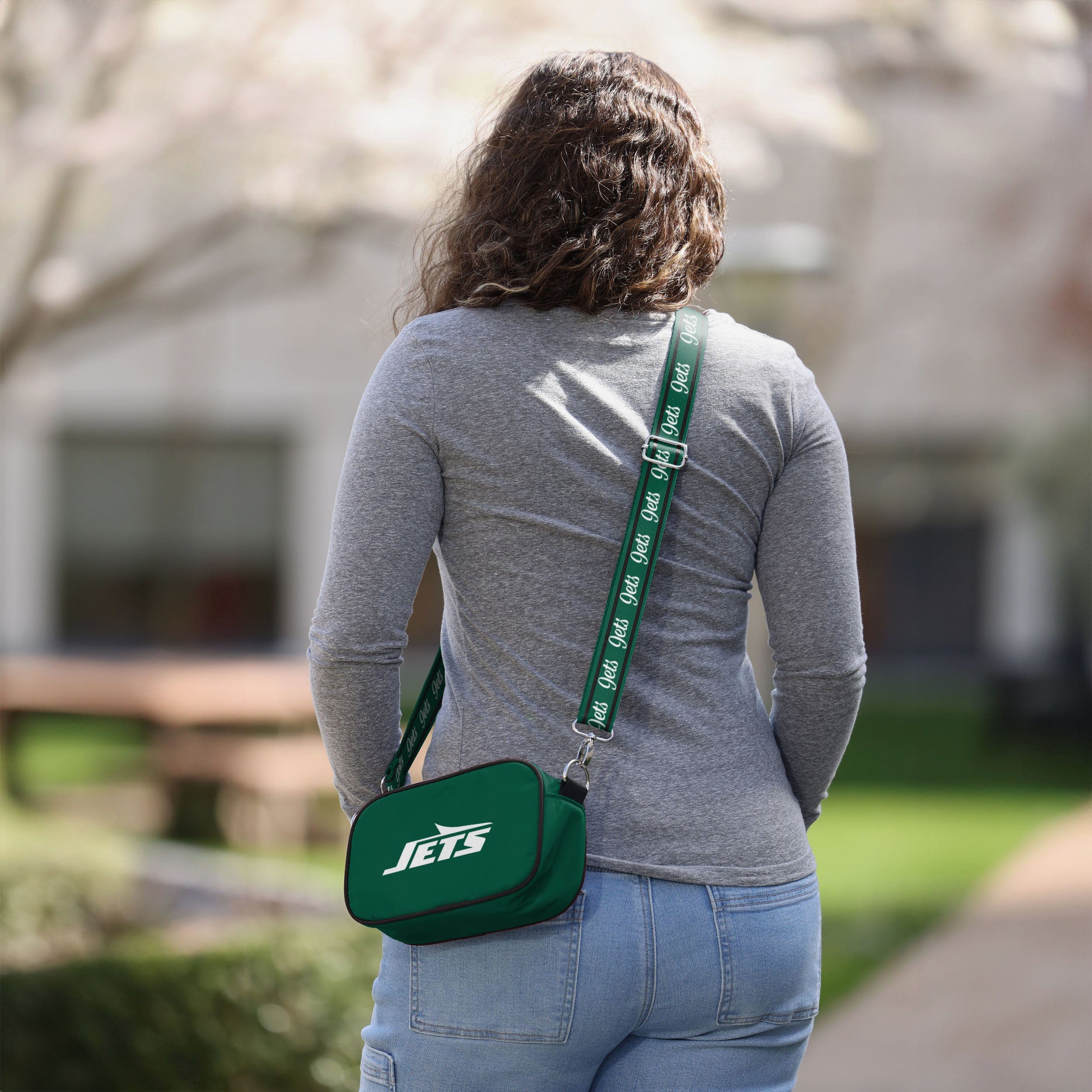 New York Jets Team Logo Crossbody Bag 3 New York Jets Team Logo Crossbody Bag