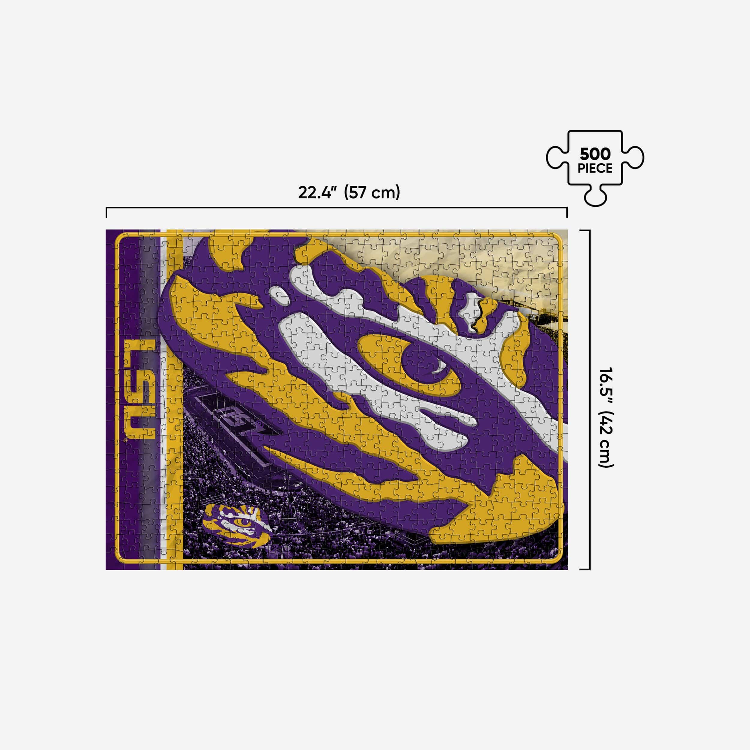 LSU Tigers Big Logo 500 Piece Jigsaw Puzzle PZLZ 2 LSU Tigers Big Logo 500 Piece Jigsaw Puzzle PZLZ