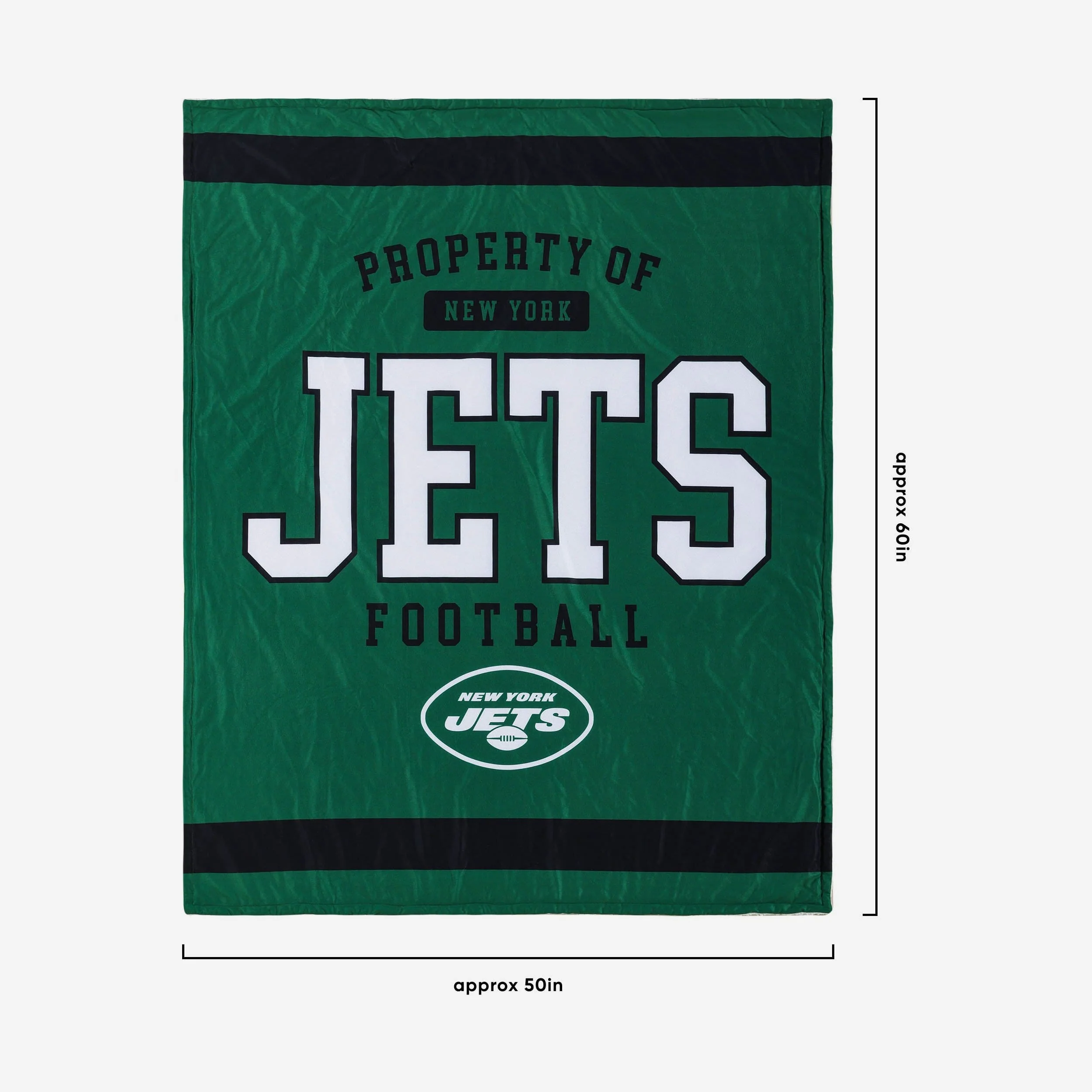New York Jets Team Property Sherpa Plush Throw Blanket 3 New York Jets Team Property Sherpa Plush Throw Blanket