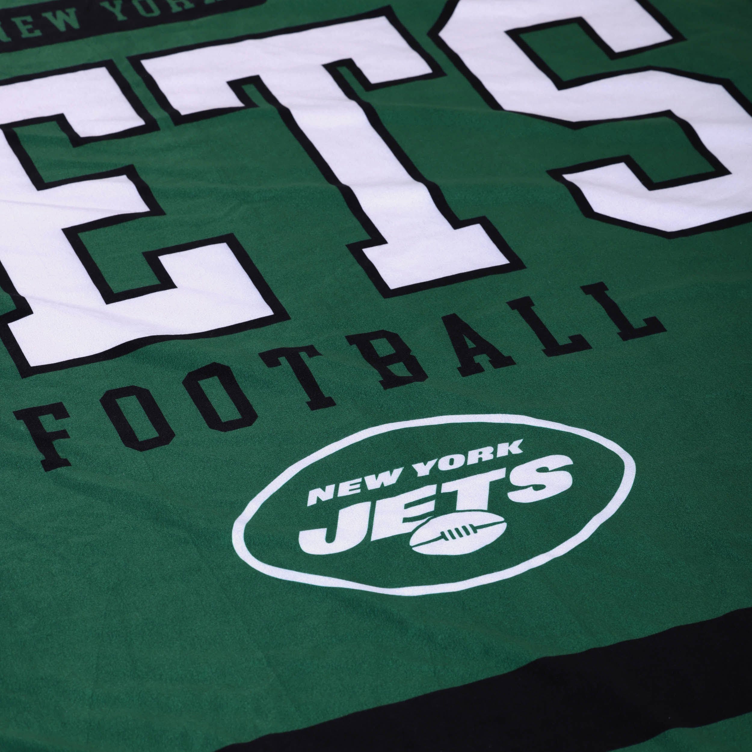 New York Jets Team Property Sherpa Plush Throw Blanket 5 New York Jets Team Property Sherpa Plush Throw Blanket
