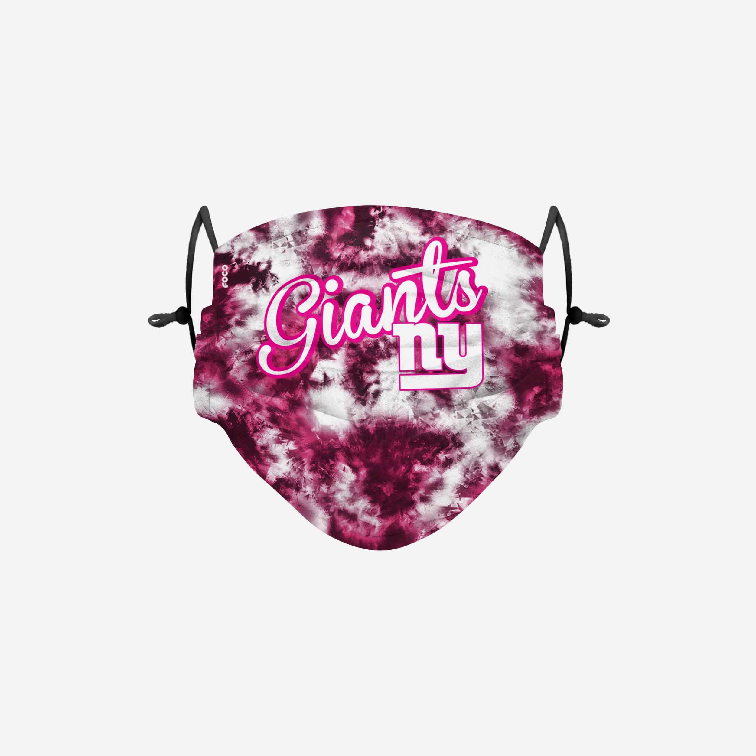 New York Giants Pink Tie-Dye Adjustable Face Cover 1 New York Giants Pink Tie-Dye Adjustable Face Cover