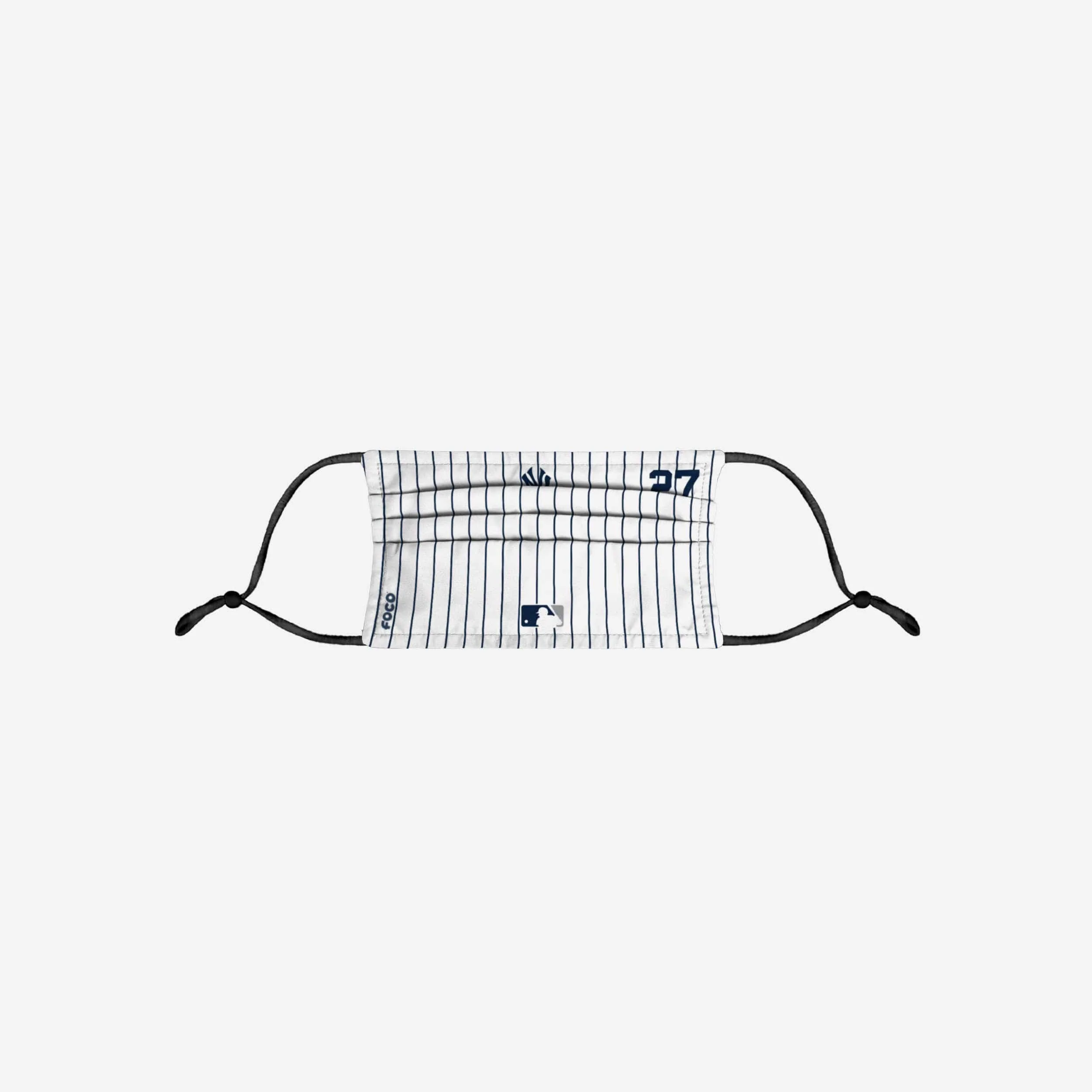 Giancarlo Stanton New York Yankees On-Field Gameday Pinstripe Adjustable Face Cover 6 Giancarlo Stanton New York Yankees On-Field Gameday Pinstripe Adjustable Face Cover