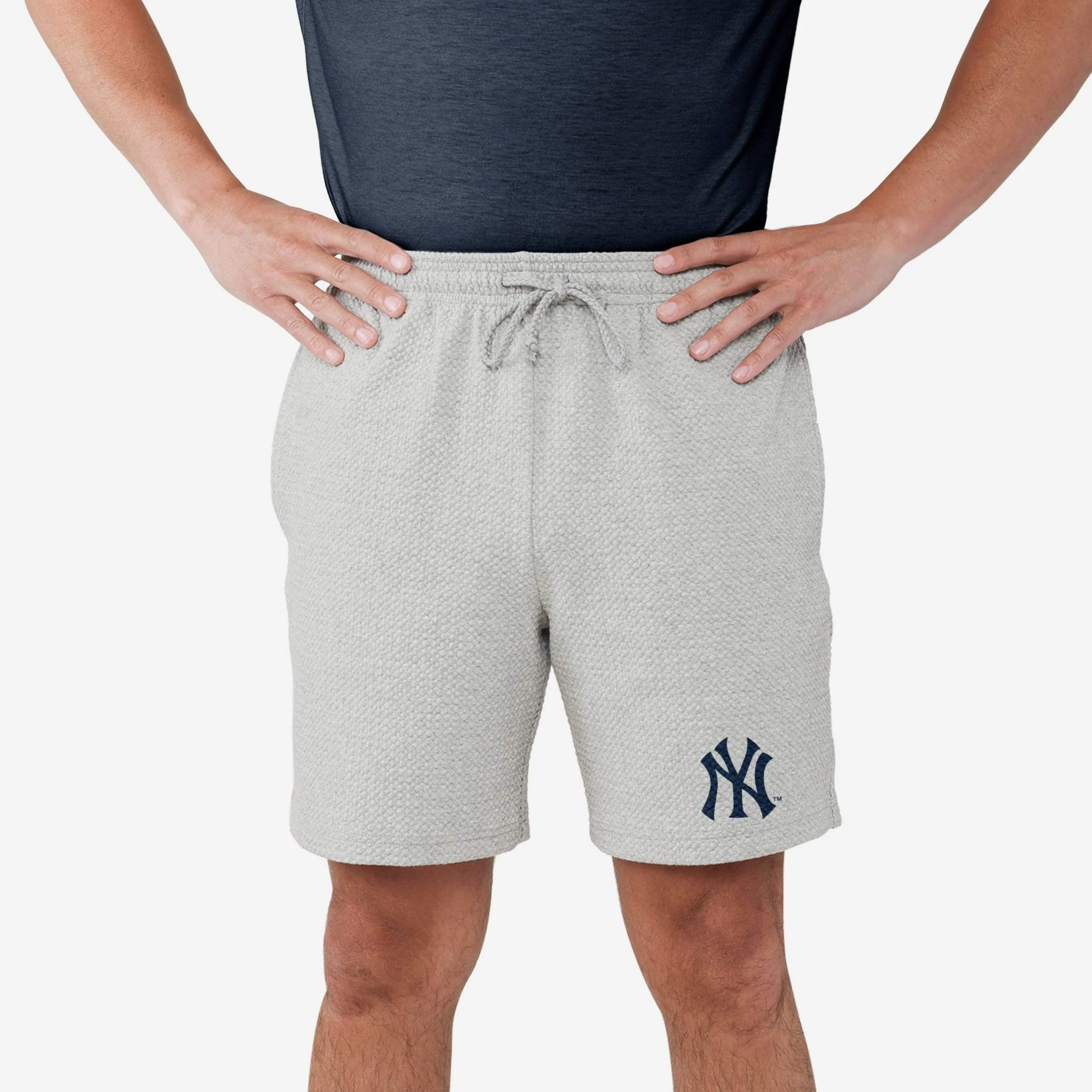 New York Yankees Gray Woven Shorts