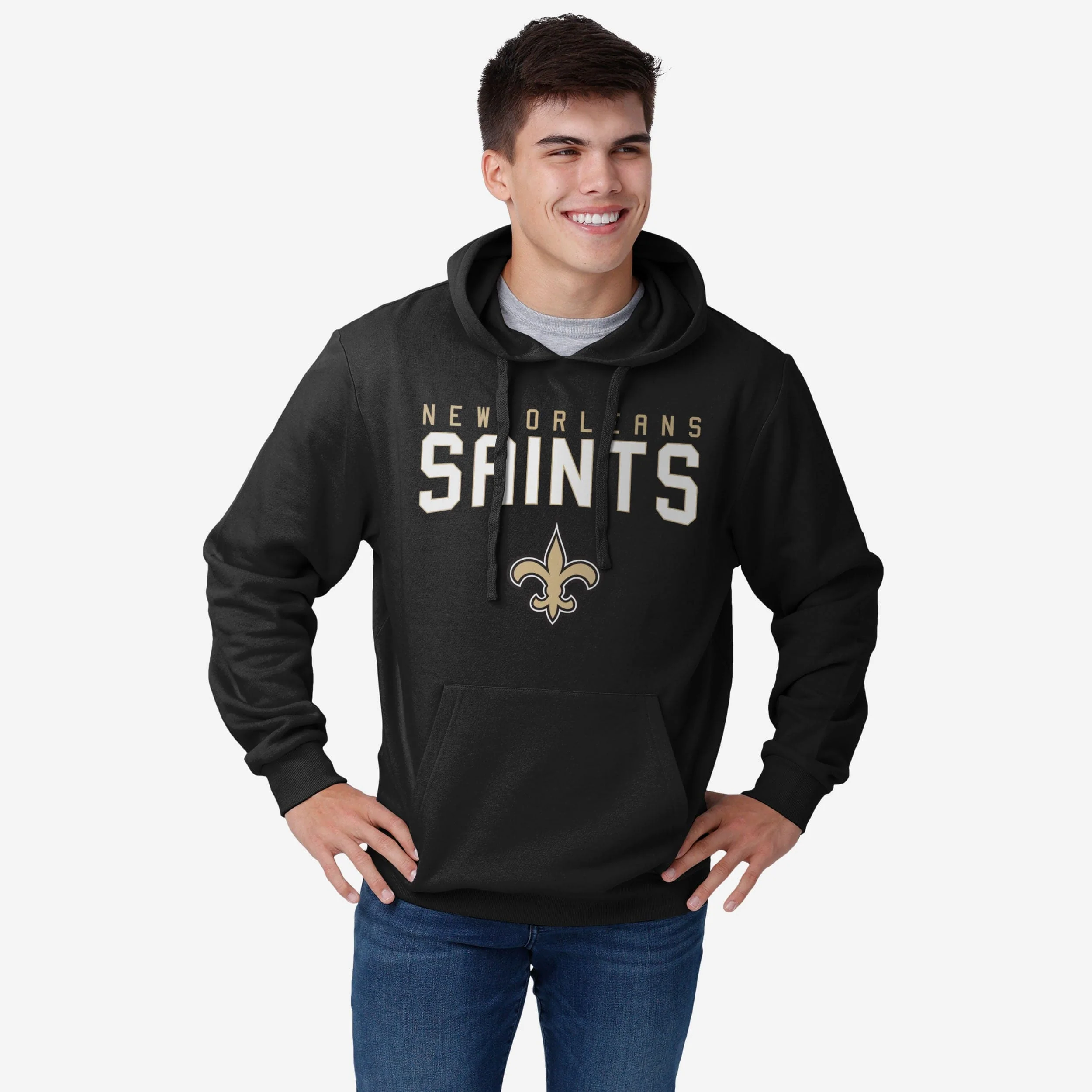 New Orleans Saints Solid Hoodie 1 New Orleans Saints Solid Hoodie