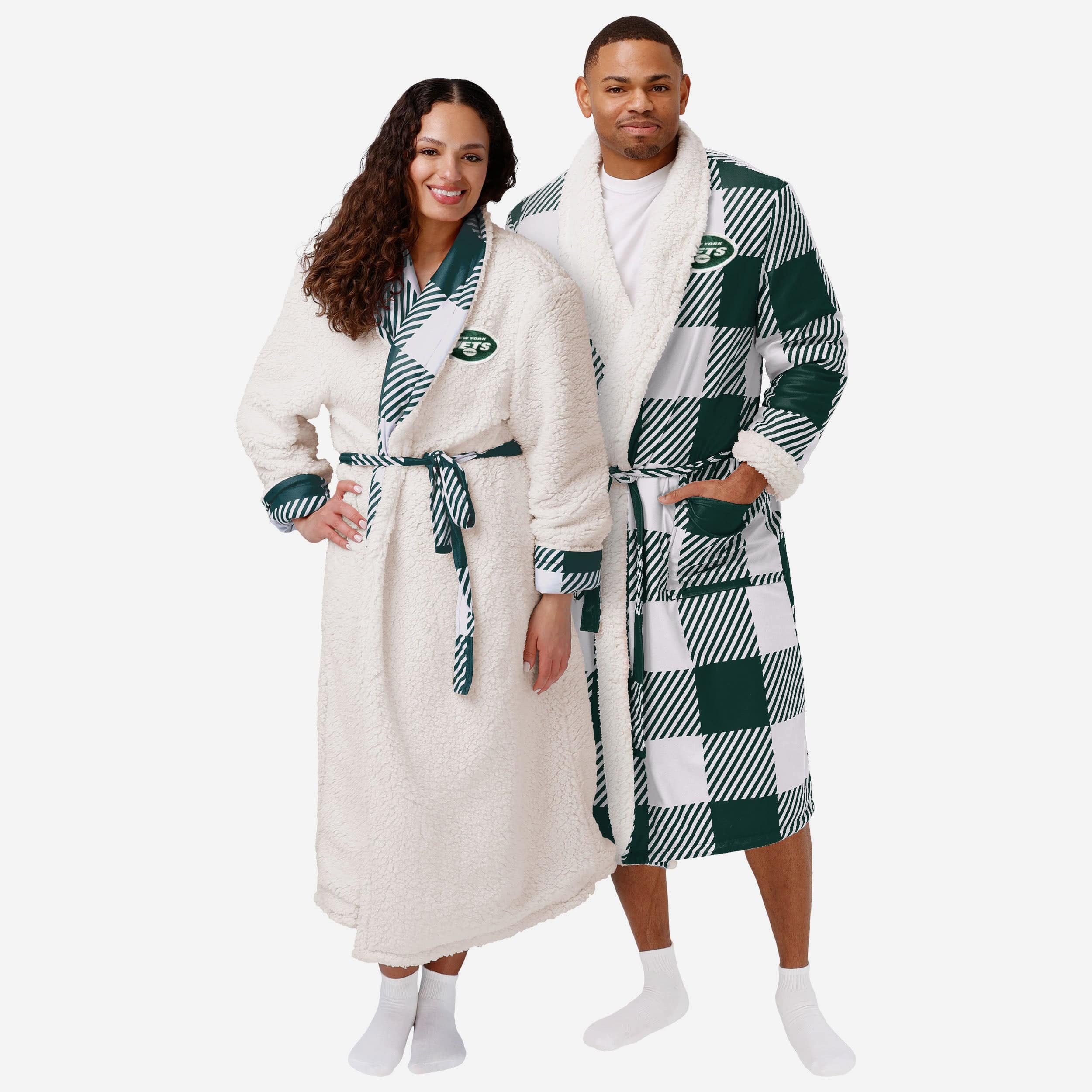 New York Jets Lounge Life Reversible Robe 1 New York Jets Lounge Life Reversible Robe