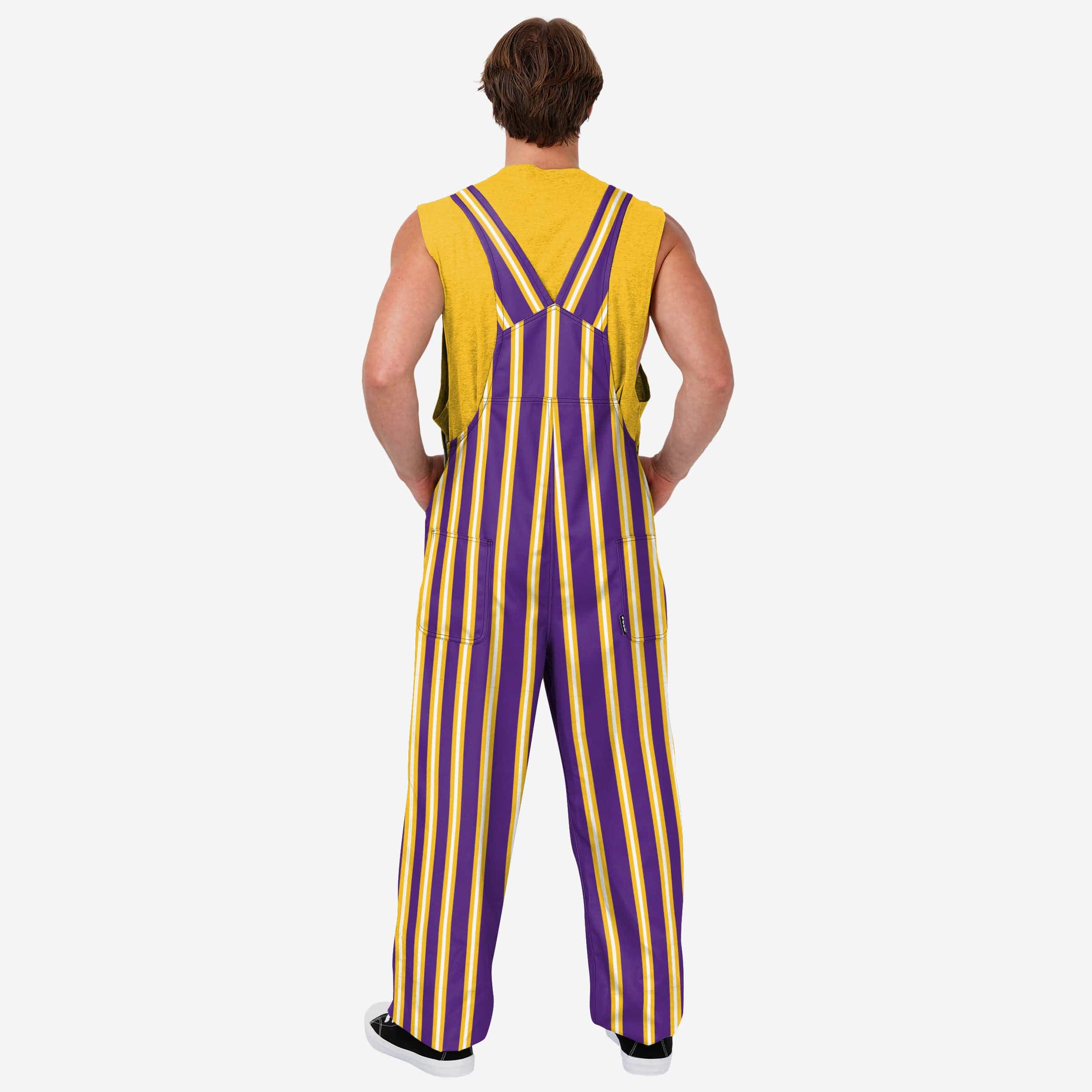 LSU Tigers Mens Sideline Spirit Bib Overalls 2 LSU Tigers Mens Sideline Spirit Bib Overalls