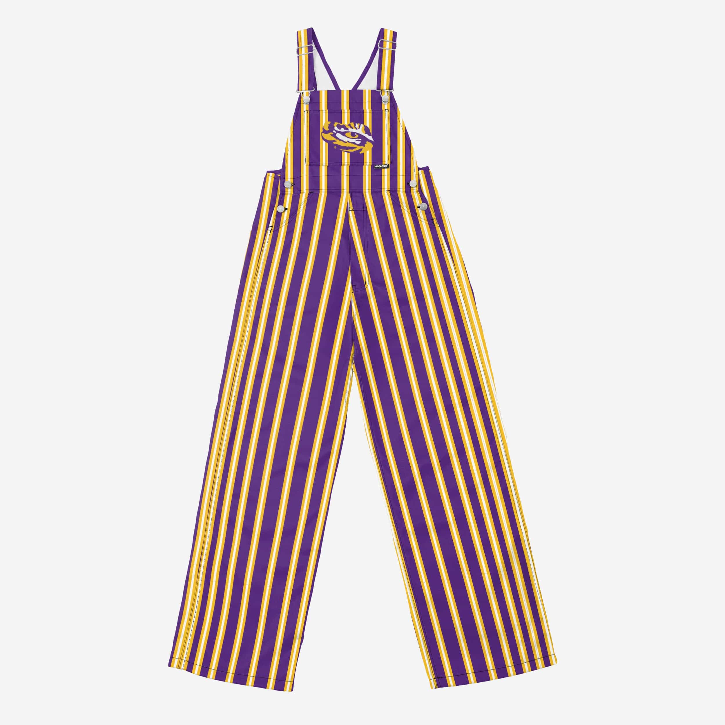 LSU Tigers Mens Sideline Spirit Bib Overalls 7 LSU Tigers Mens Sideline Spirit Bib Overalls