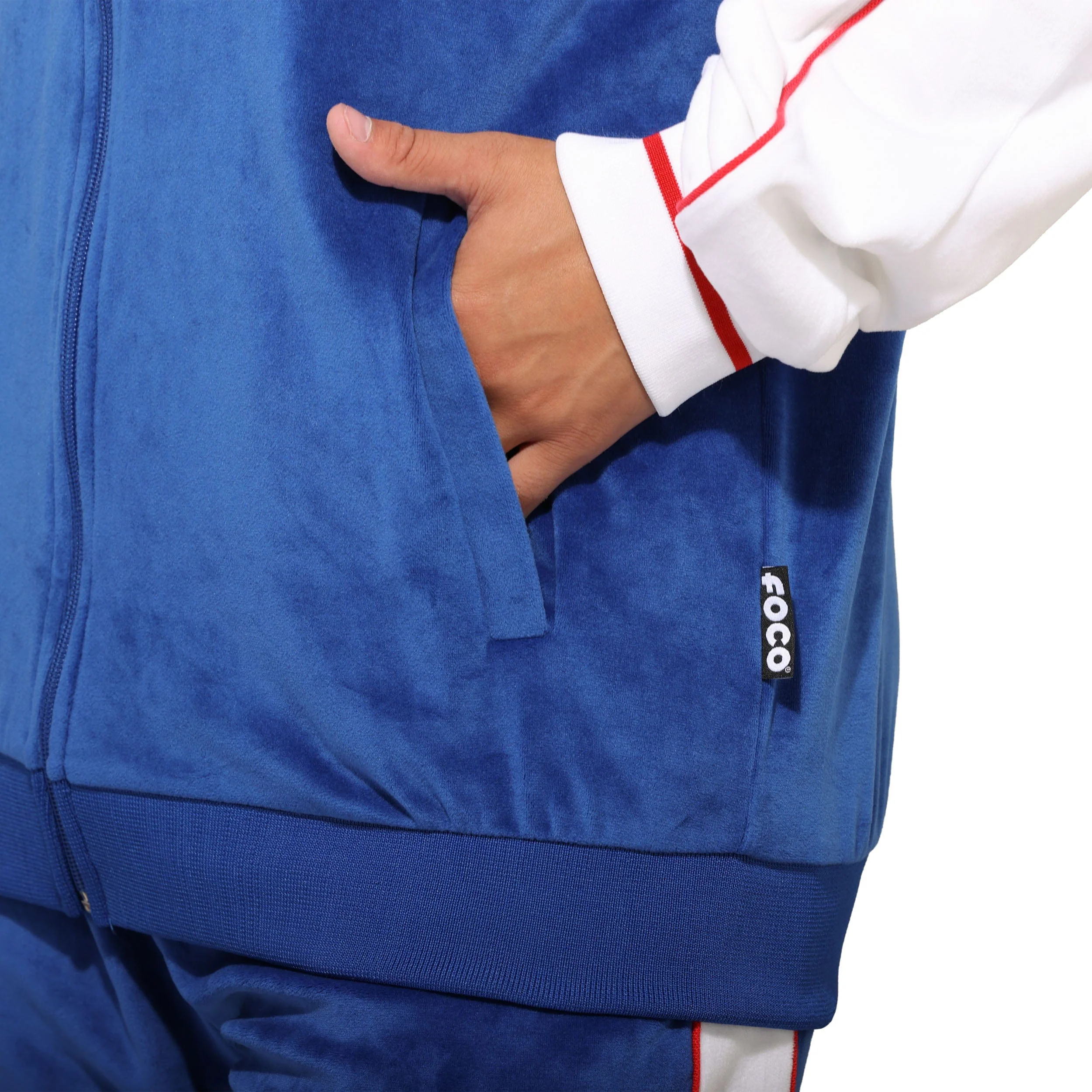 Buffalo Bills Two Tone Velour Zip Up Top 4 Buffalo Bills Two Tone Velour Zip Up Top
