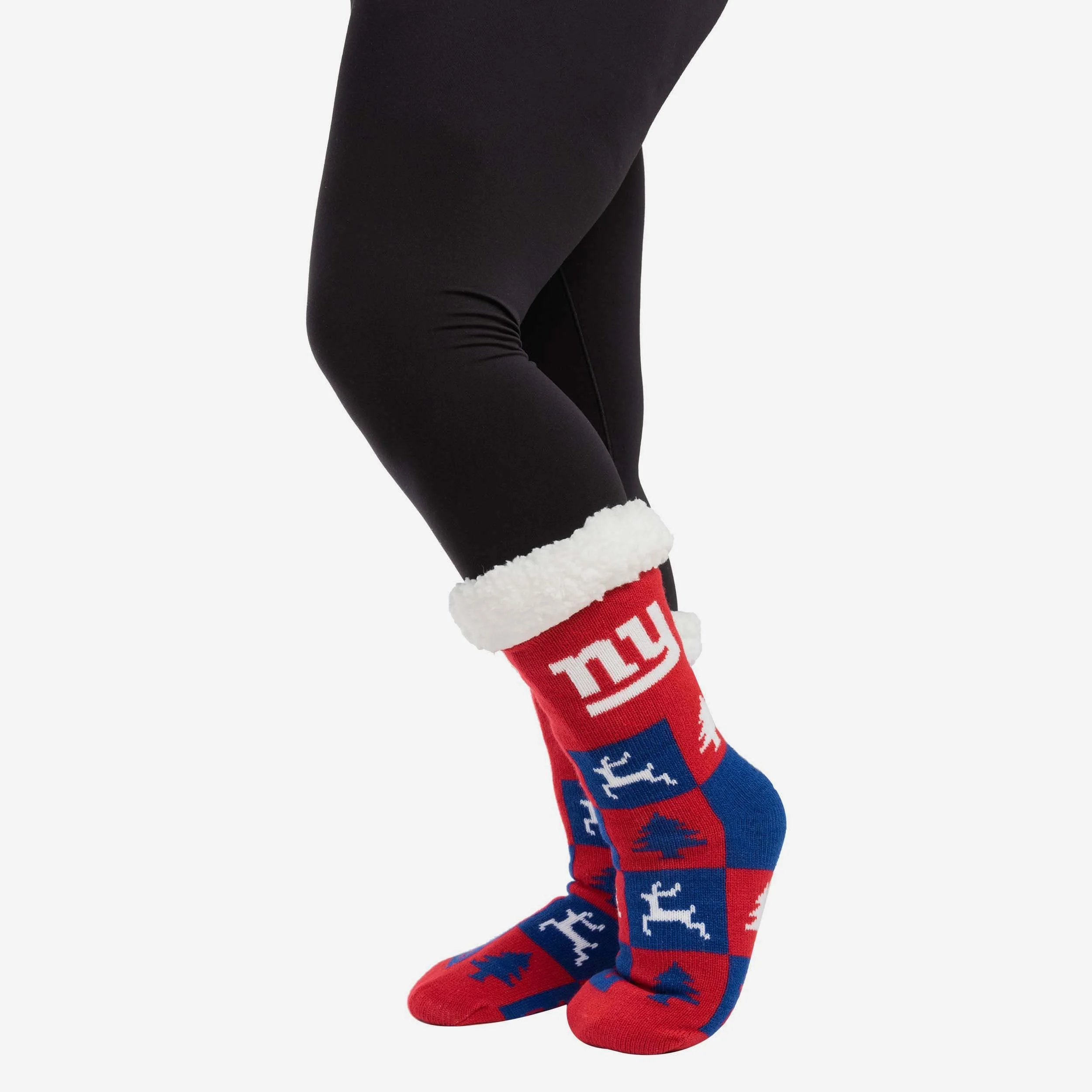New York Giants Womens Fan Footy 3 Pack Slipper Socks 2 New York Giants Womens Fan Footy 3 Pack Slipper Socks