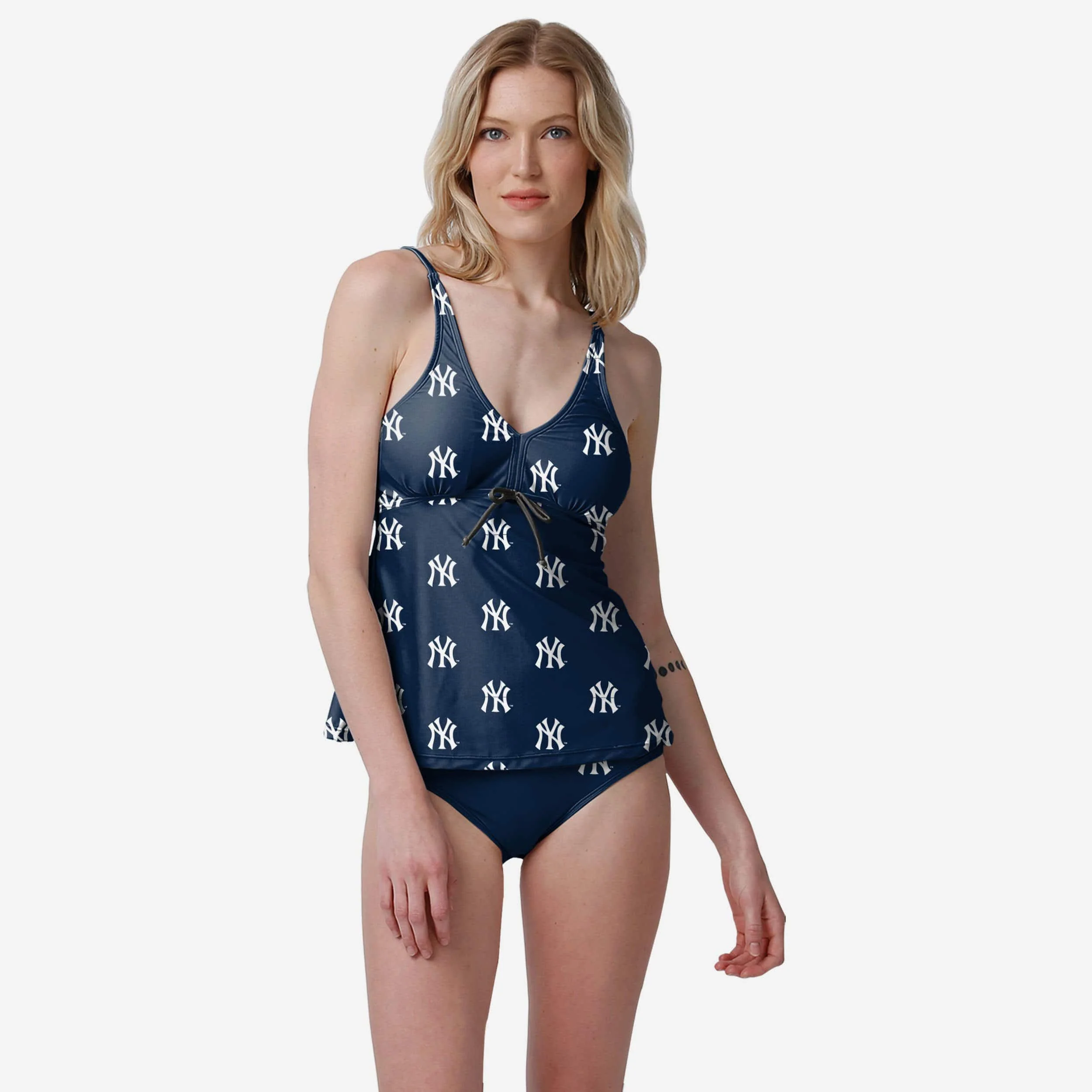 New York Yankees Womens Mini Logo Bikini Bottom 5 New York Yankees Womens Mini Logo Bikini Bottom