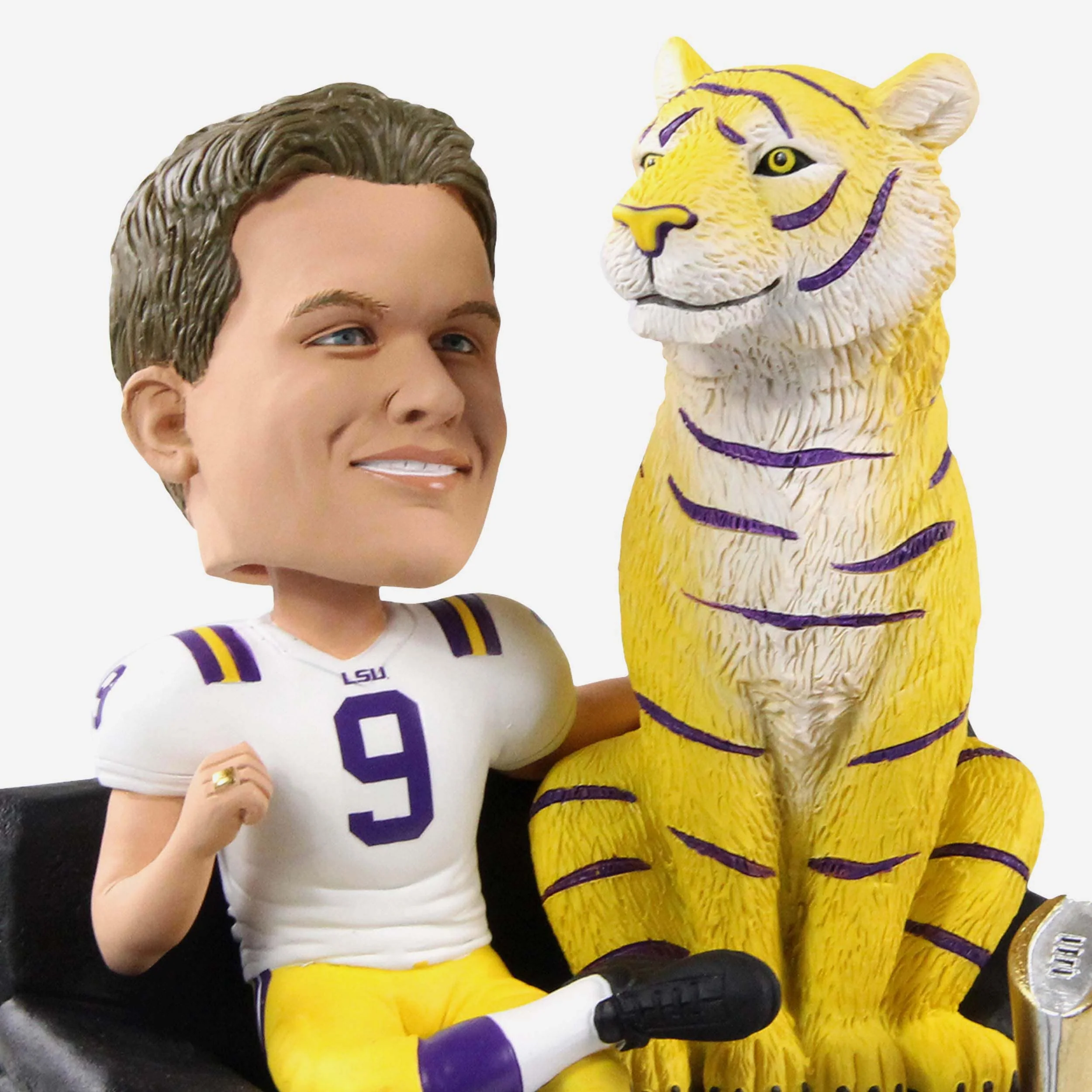 Joe Burrow LSU Tigers 2019 Football National Champions Bobblehead 2 Joe Burrow LSU Tigers 2019 Football National Champions Bobblehead
