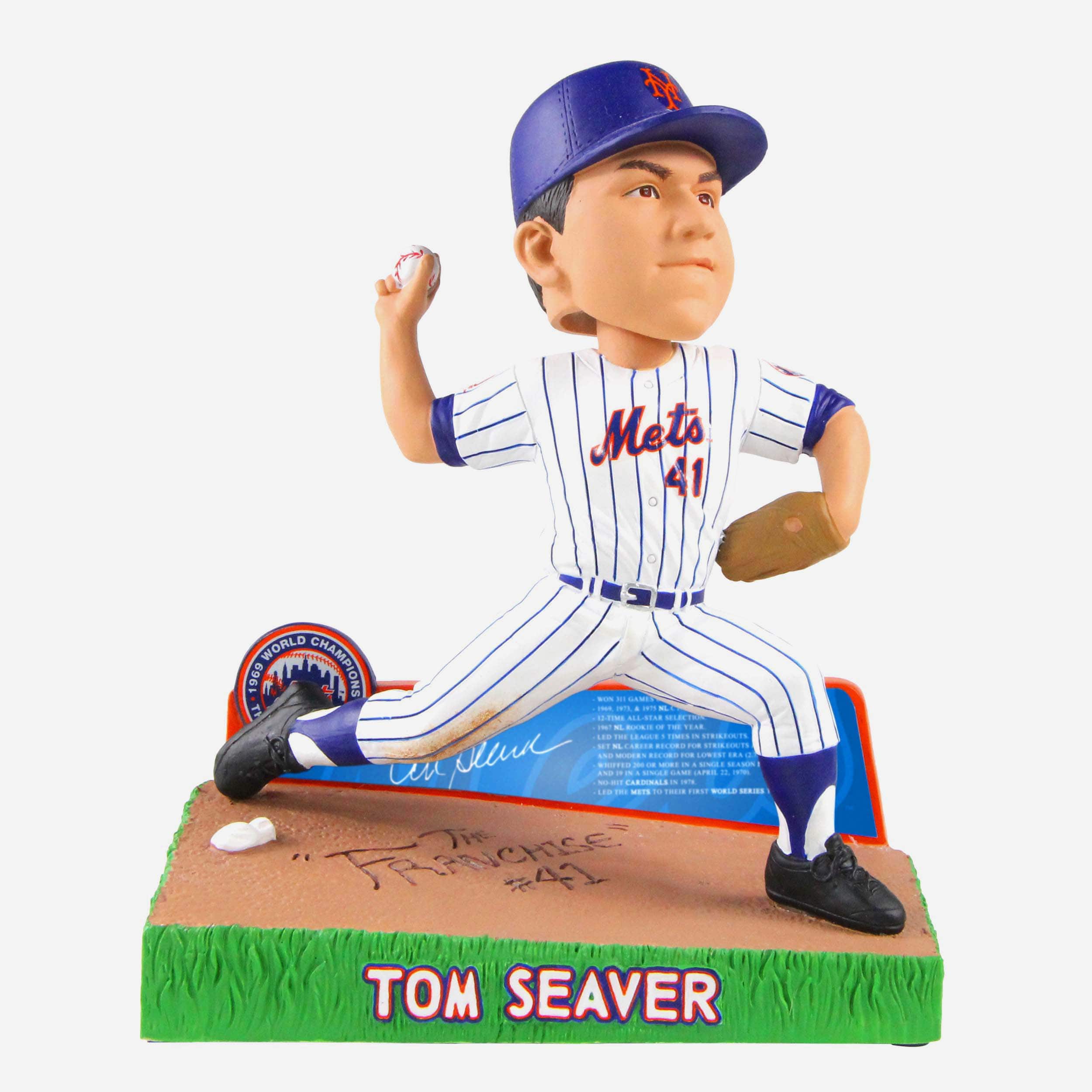 Tom Seaver New York Mets Career Stats Bobblehead
