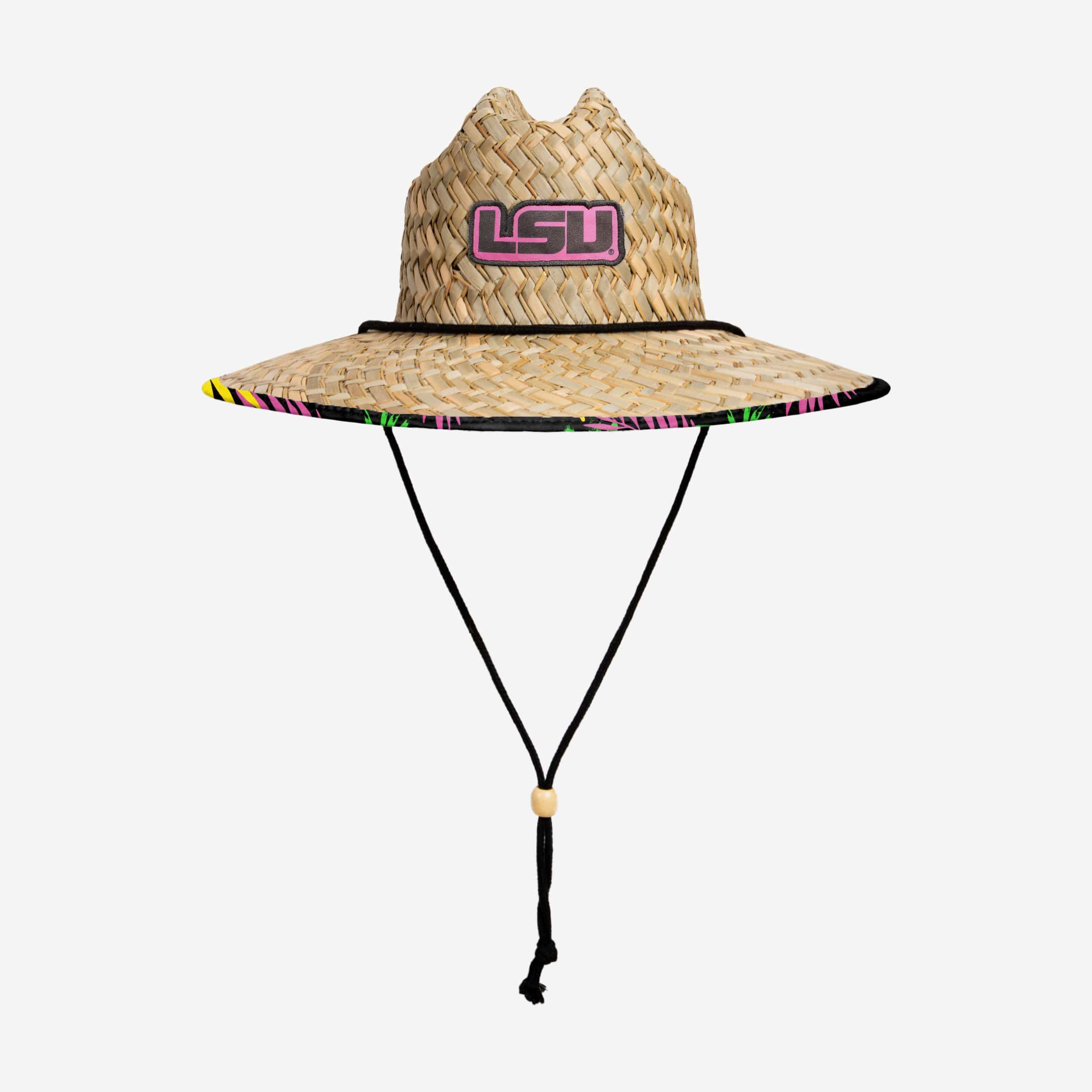 LSU Tigers Highlights Straw Hat 3 LSU Tigers Highlights Straw Hat