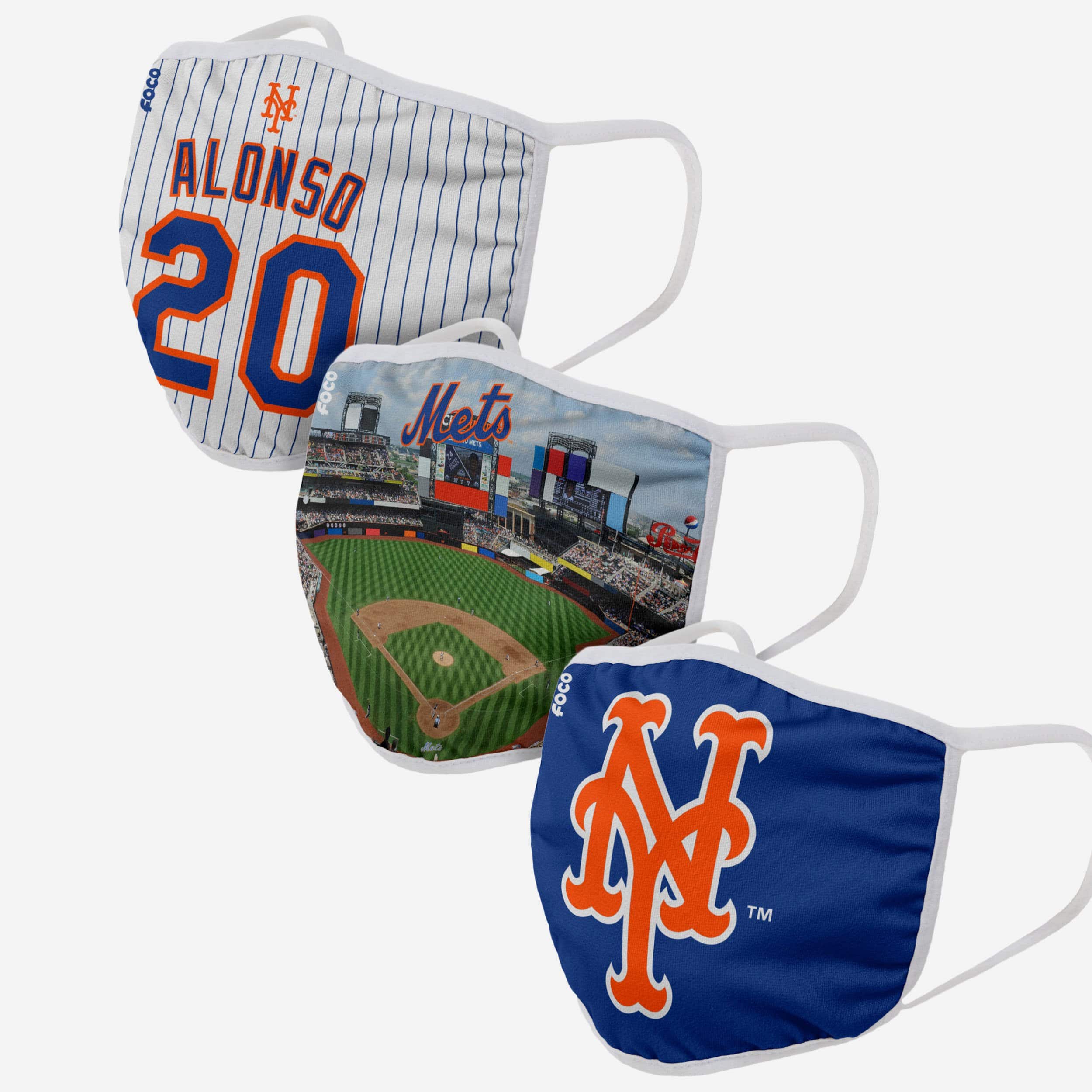 New York Mets Fan Fest 3 Pack Face Cover 1 New York Mets Fan Fest 3 Pack Face Cover