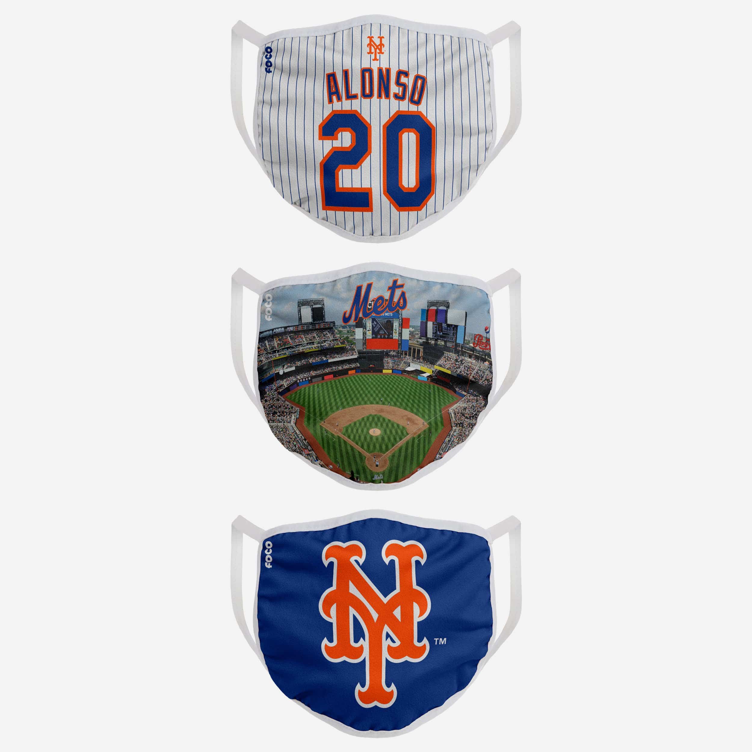 New York Mets Fan Fest 3 Pack Face Cover 2 New York Mets Fan Fest 3 Pack Face Cover