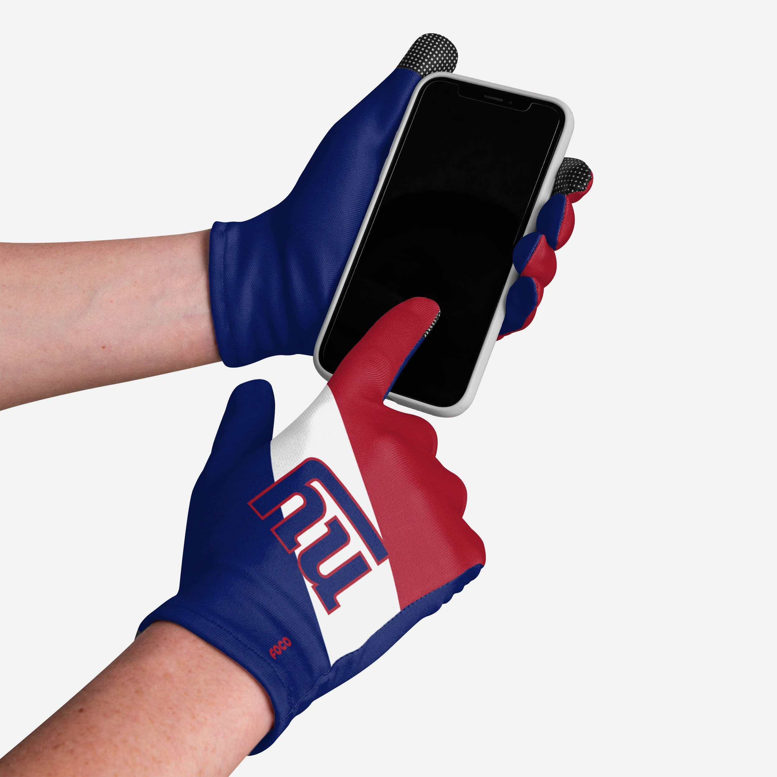 New York Giants 2 Pack Reusable Stretch Gloves 2 New York Giants 2 Pack Reusable Stretch Gloves