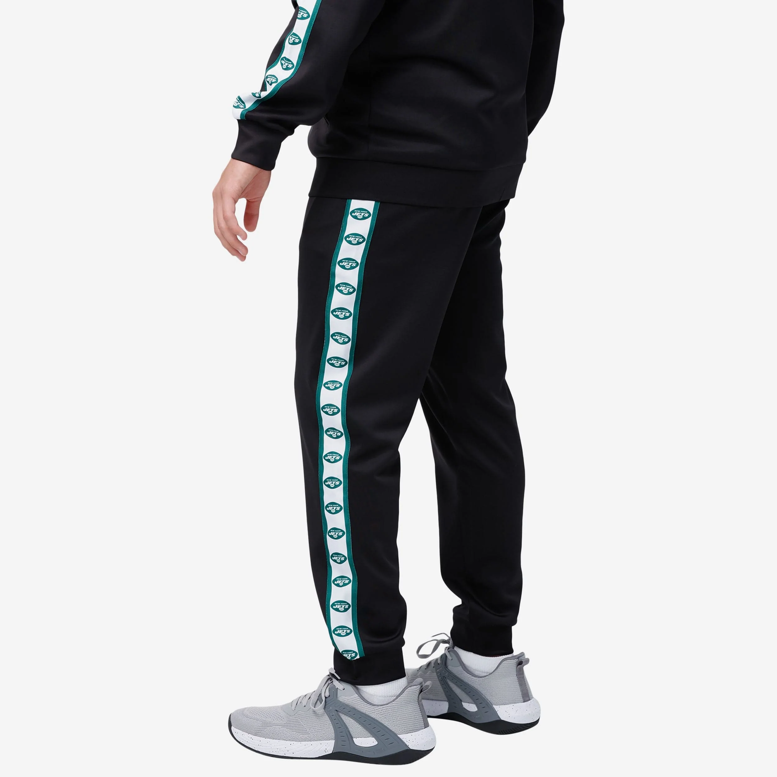 New York Jets Stripe Logo Track Pants 2 New York Jets Stripe Logo Track Pants