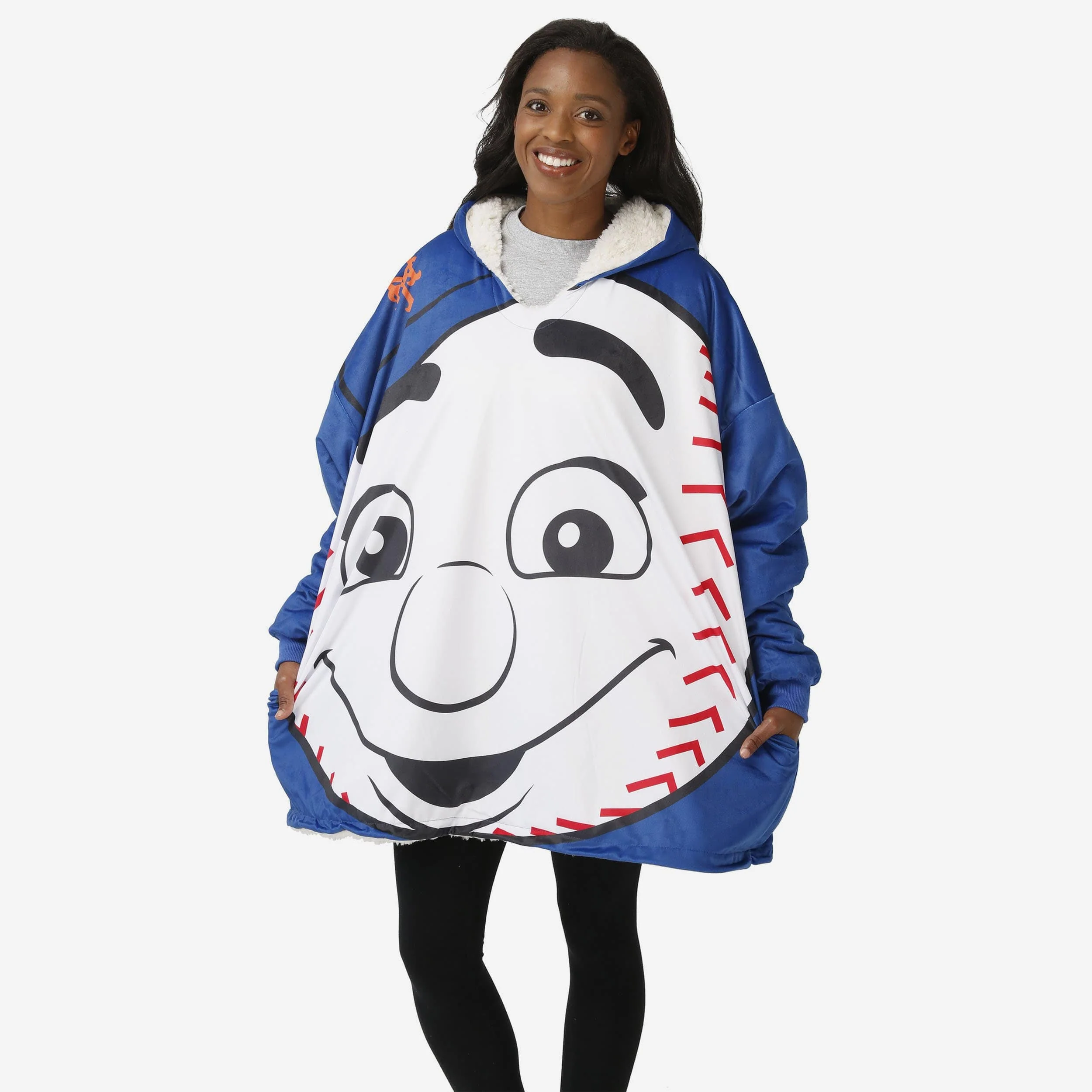 Mr Met New York Mets Reversible Mascot Hoodeez 3 Mr Met New York Mets Reversible Mascot Hoodeez