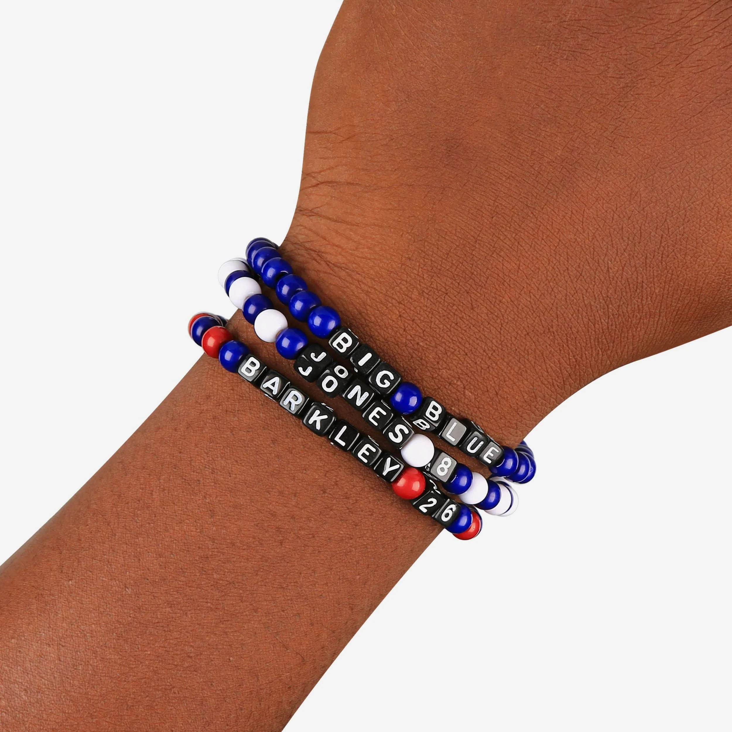 Daniel Jones & Saquon Barkley New York Giants 3 Pack Player Beaded Friendship Bracelet 4 Daniel Jones & Saquon Barkley New York Giants 3 Pack Player Beaded Friendship Bracelet