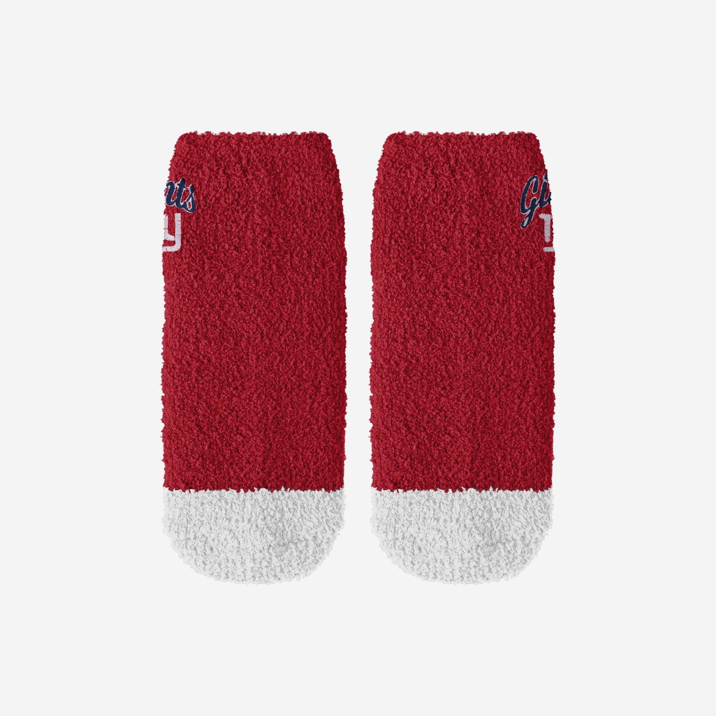 New York Giants 2 Pack Womens Script Logo Fuzzy Ankle Socks 4 New York Giants 2 Pack Womens Script Logo Fuzzy Ankle Socks