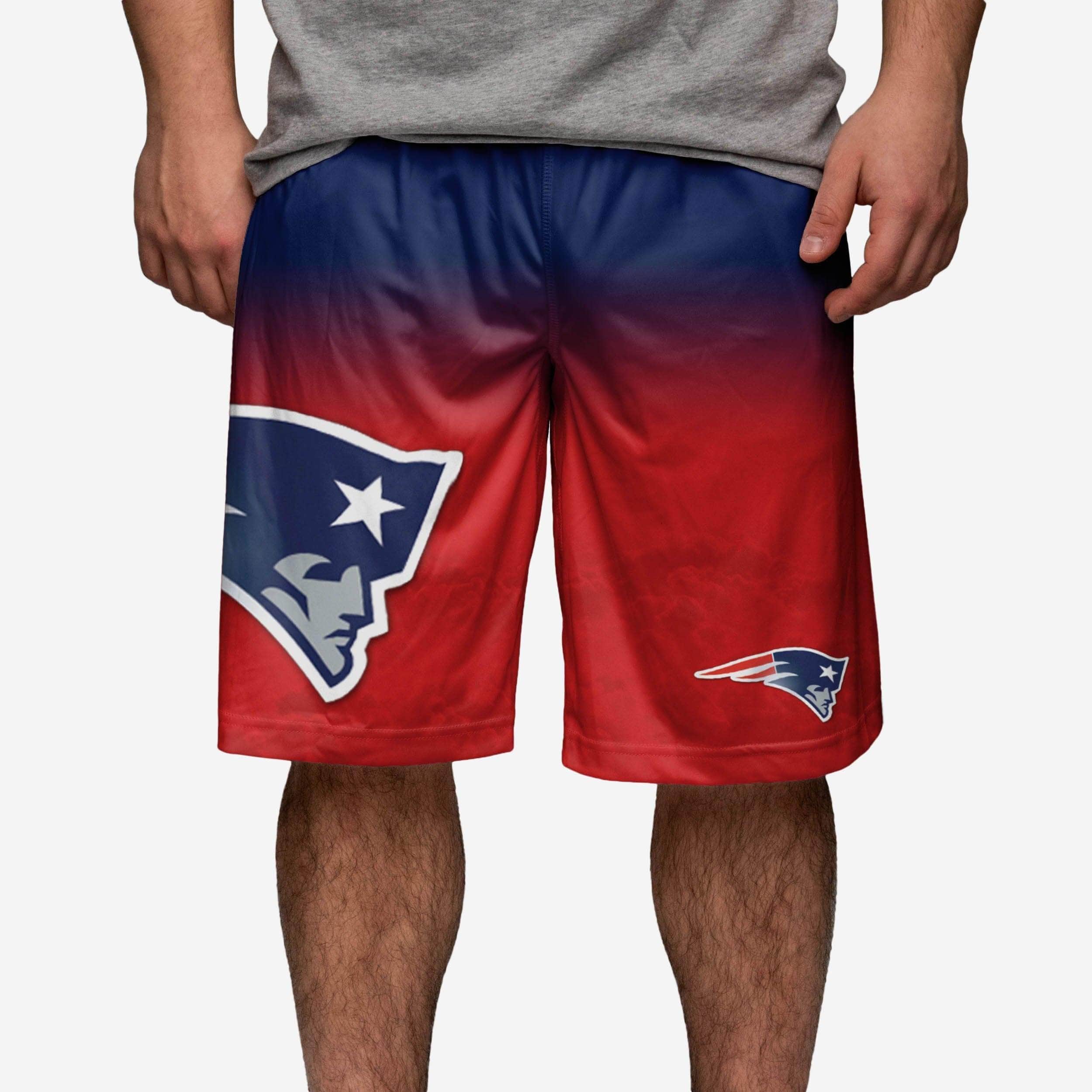 New England Patriots Gradient Big Logo Training Shorts