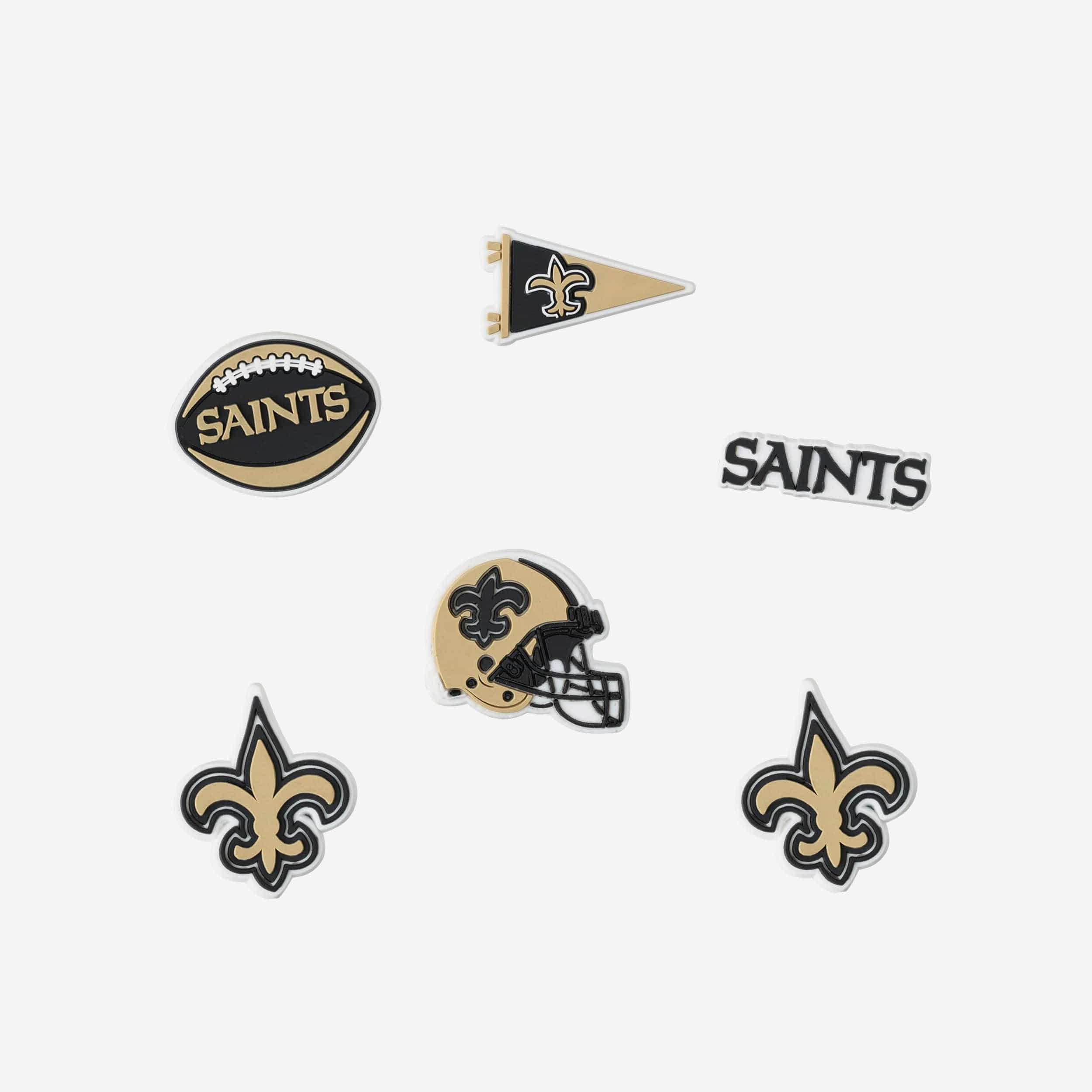 New Orleans Saints 6 Pack Team Clog Charms