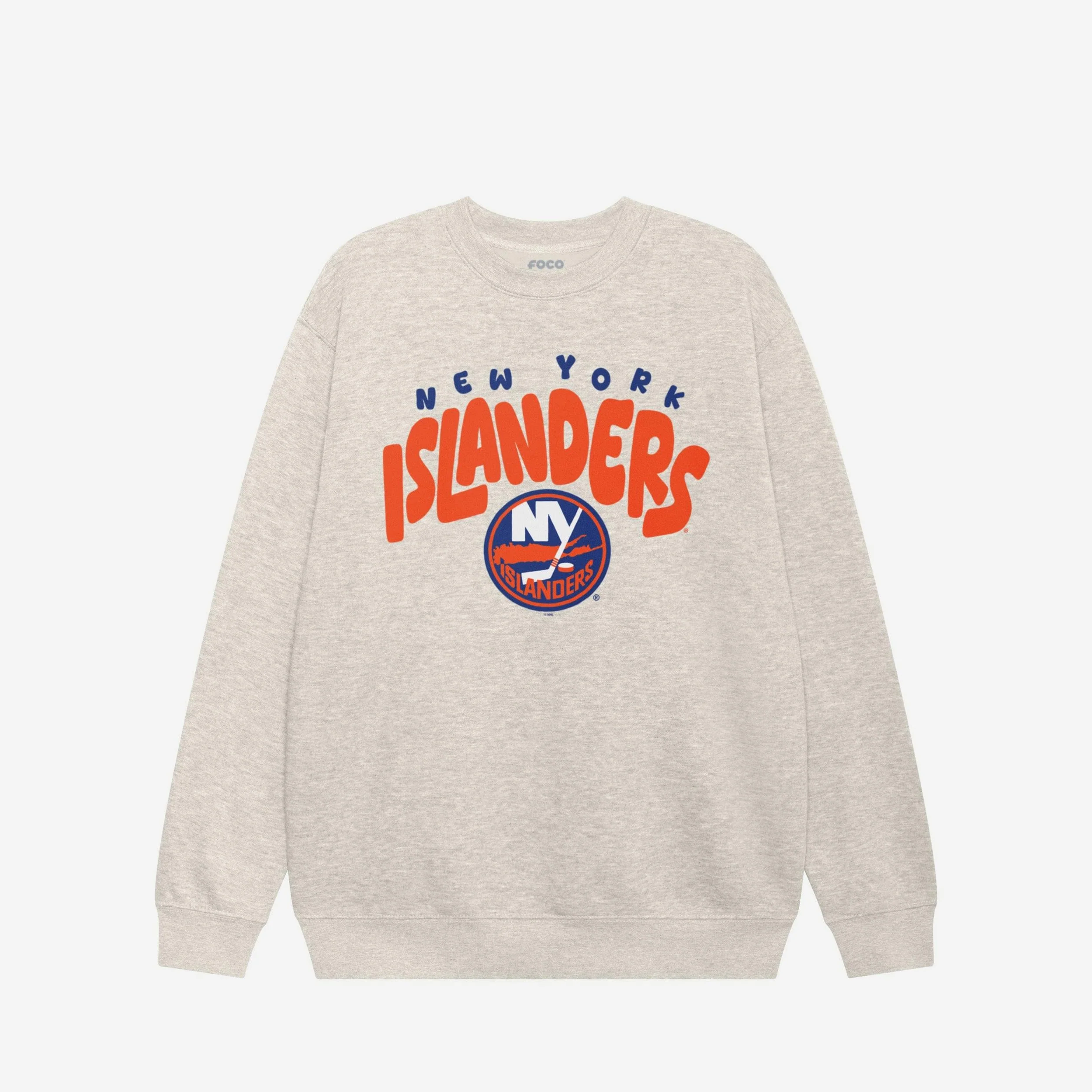 New York Islanders Bubble Crew Neck Sweatshirt