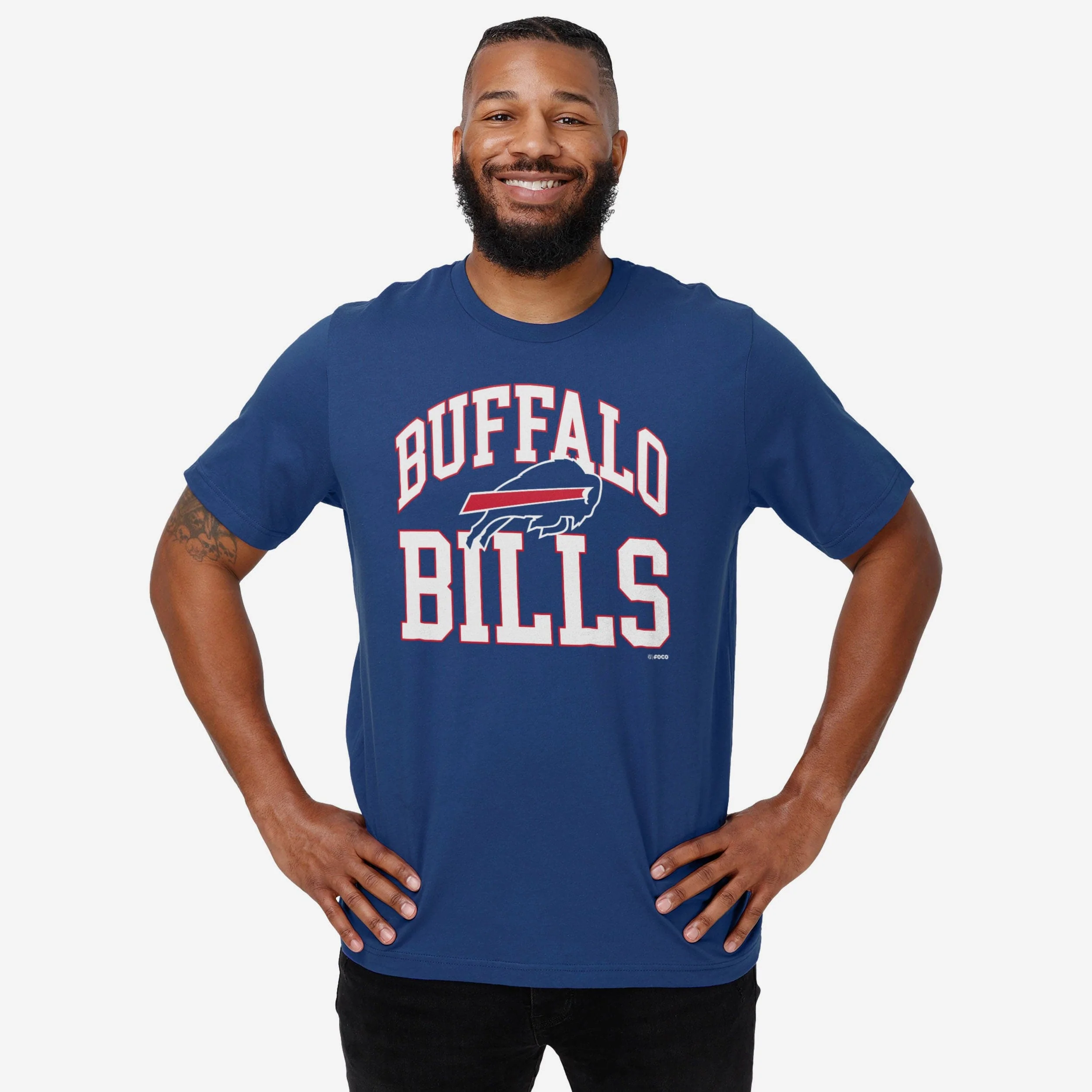 Buffalo Bills Arched Wordmark T-Shirt 2 Buffalo Bills Arched Wordmark T-Shirt