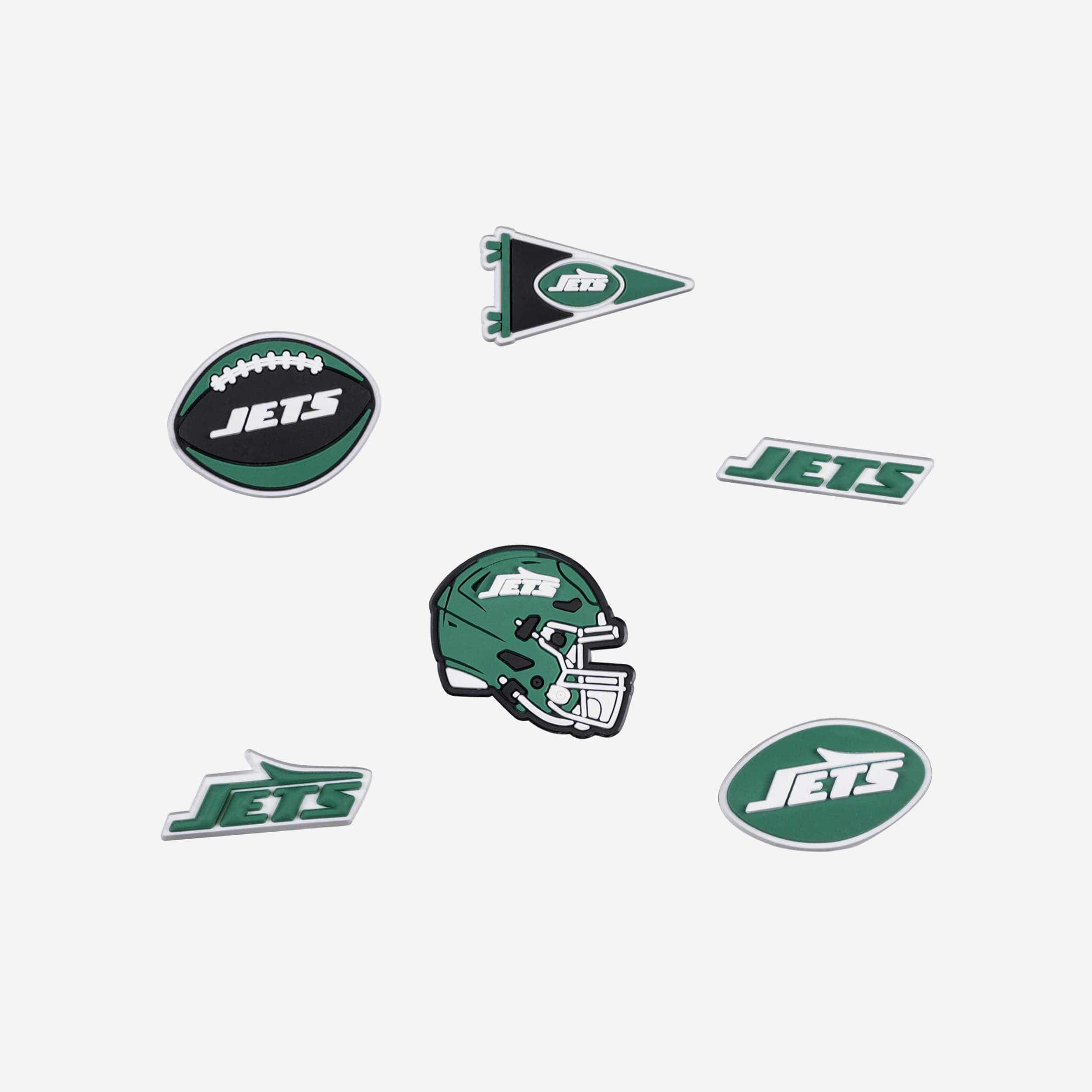 New York Jets 6 Pack Team Clog Charms
