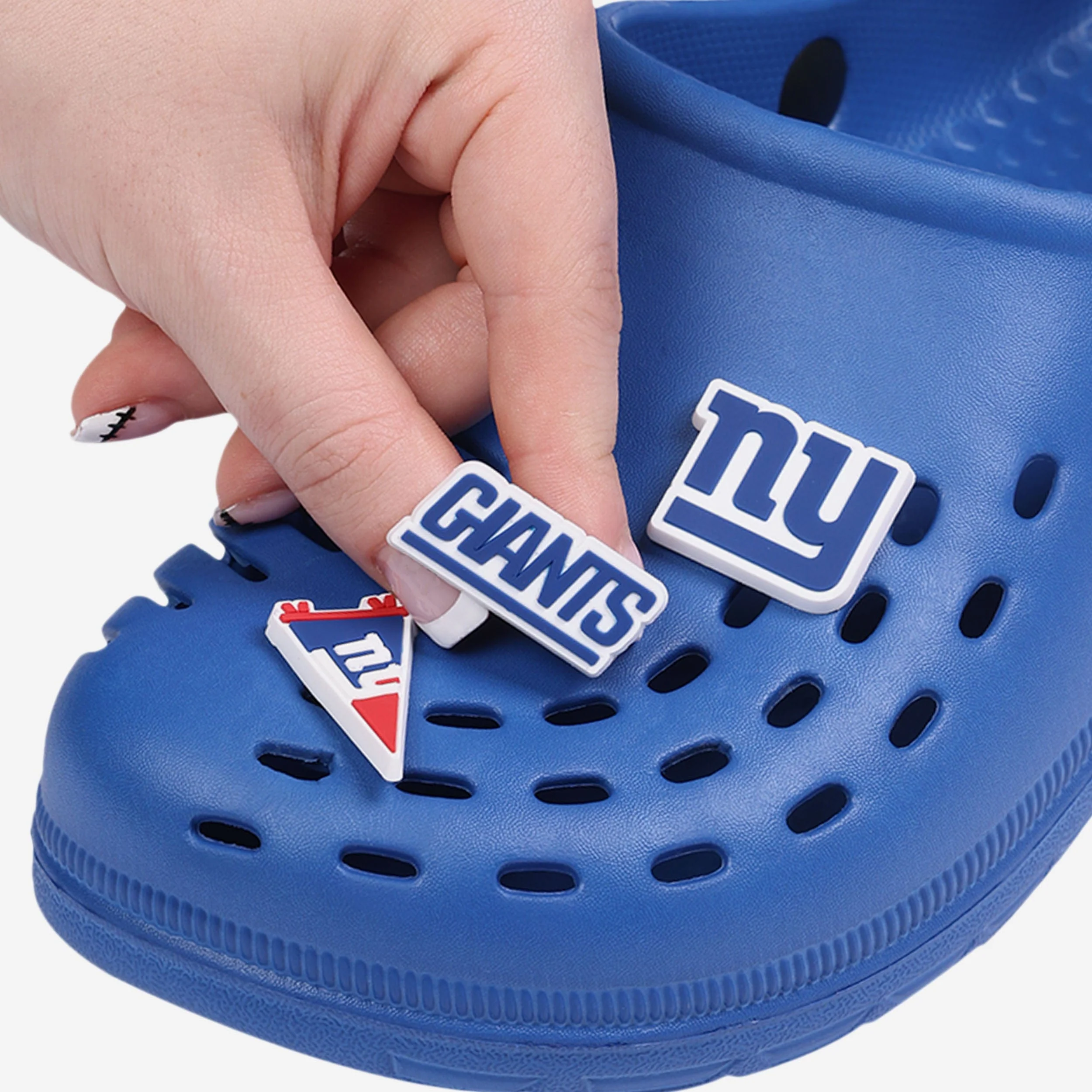 New York Giants 6 Pack Team Clog Charms 3 New York Giants 6 Pack Team Clog Charms
