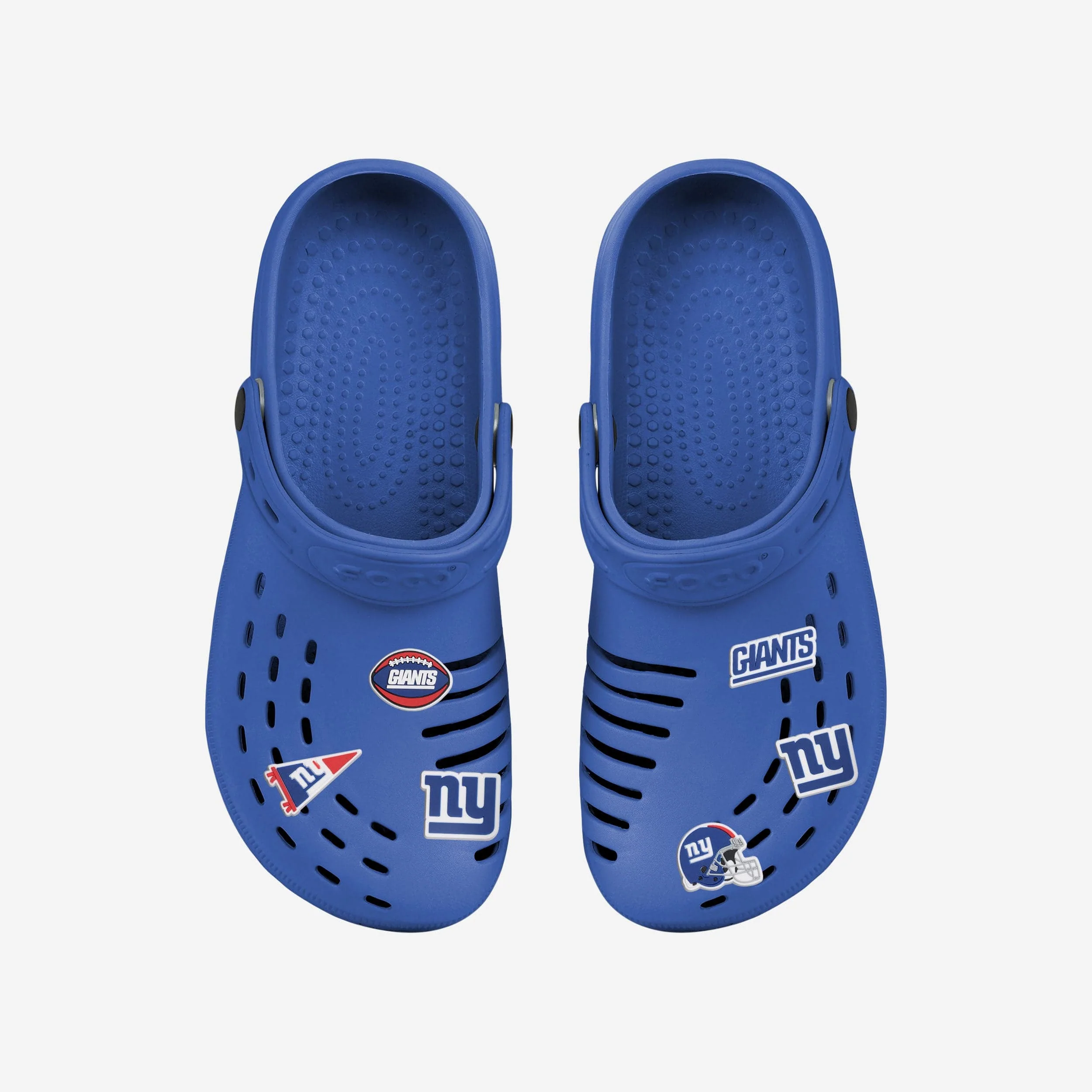 New York Giants 6 Pack Team Clog Charms 4 New York Giants 6 Pack Team Clog Charms