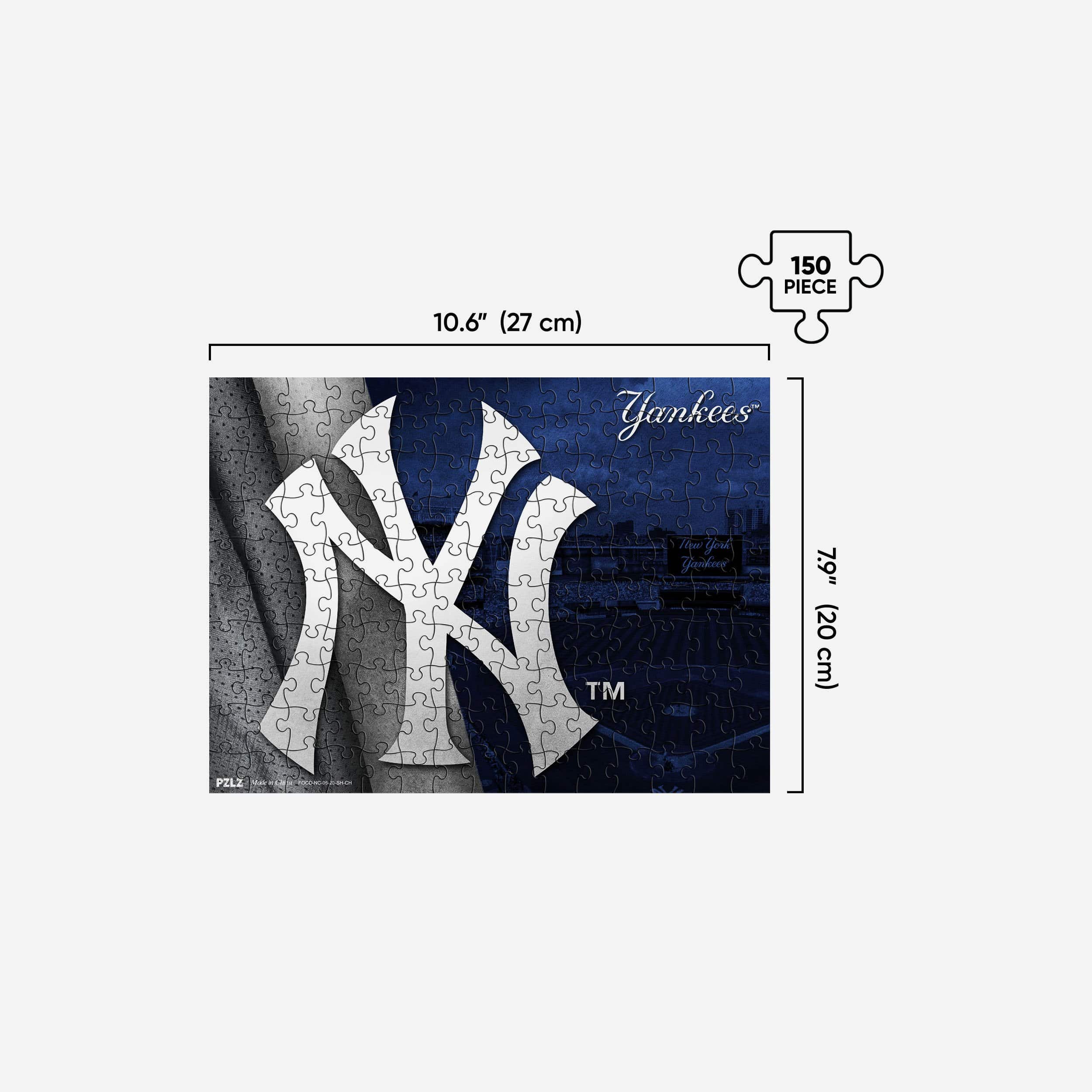 New York Yankees Team Logo 150 Piece Jigsaw Puzzle PZLZ 2 New York Yankees Team Logo 150 Piece Jigsaw Puzzle PZLZ
