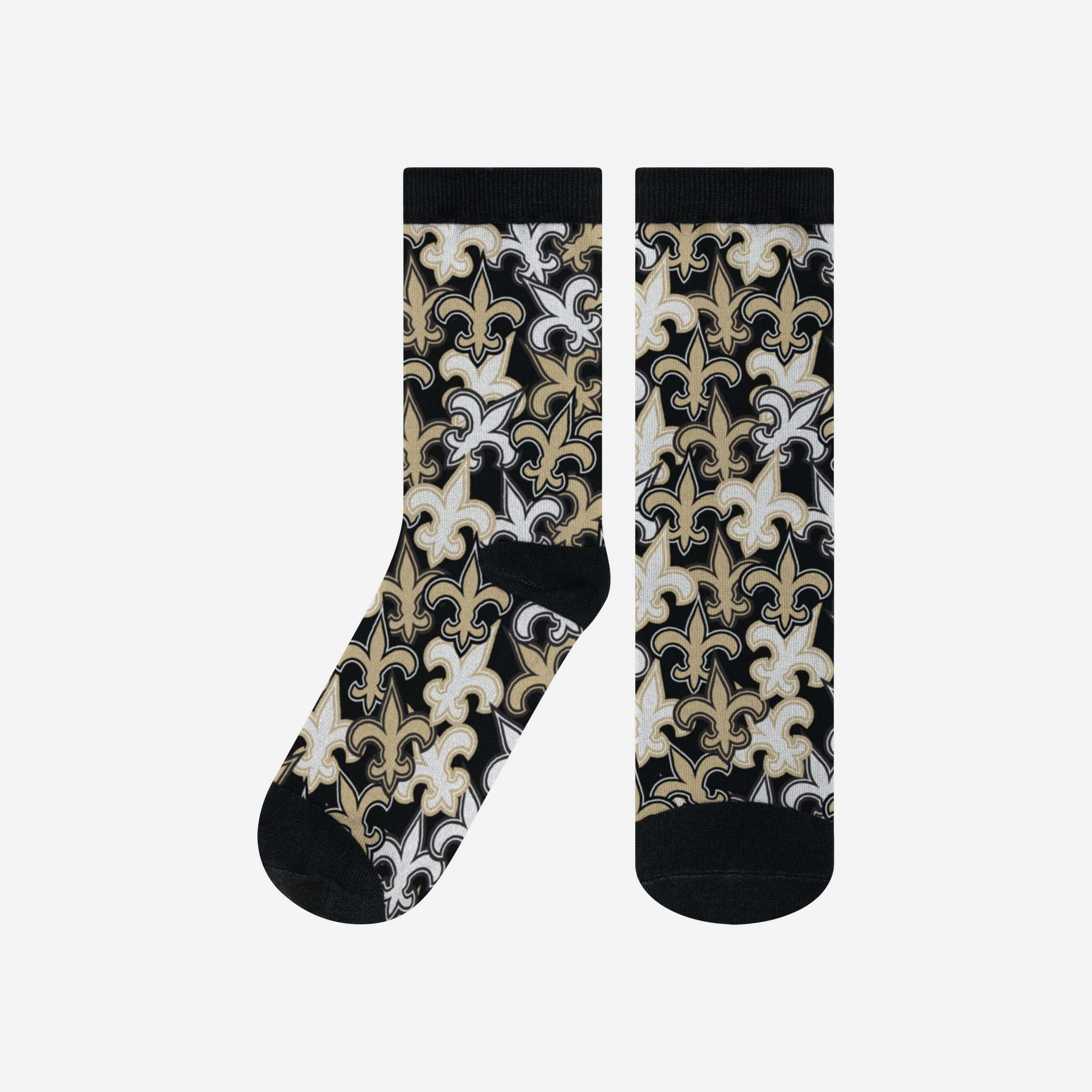 New Orleans Saints Logo Blast Socks 1 New Orleans Saints Logo Blast Socks