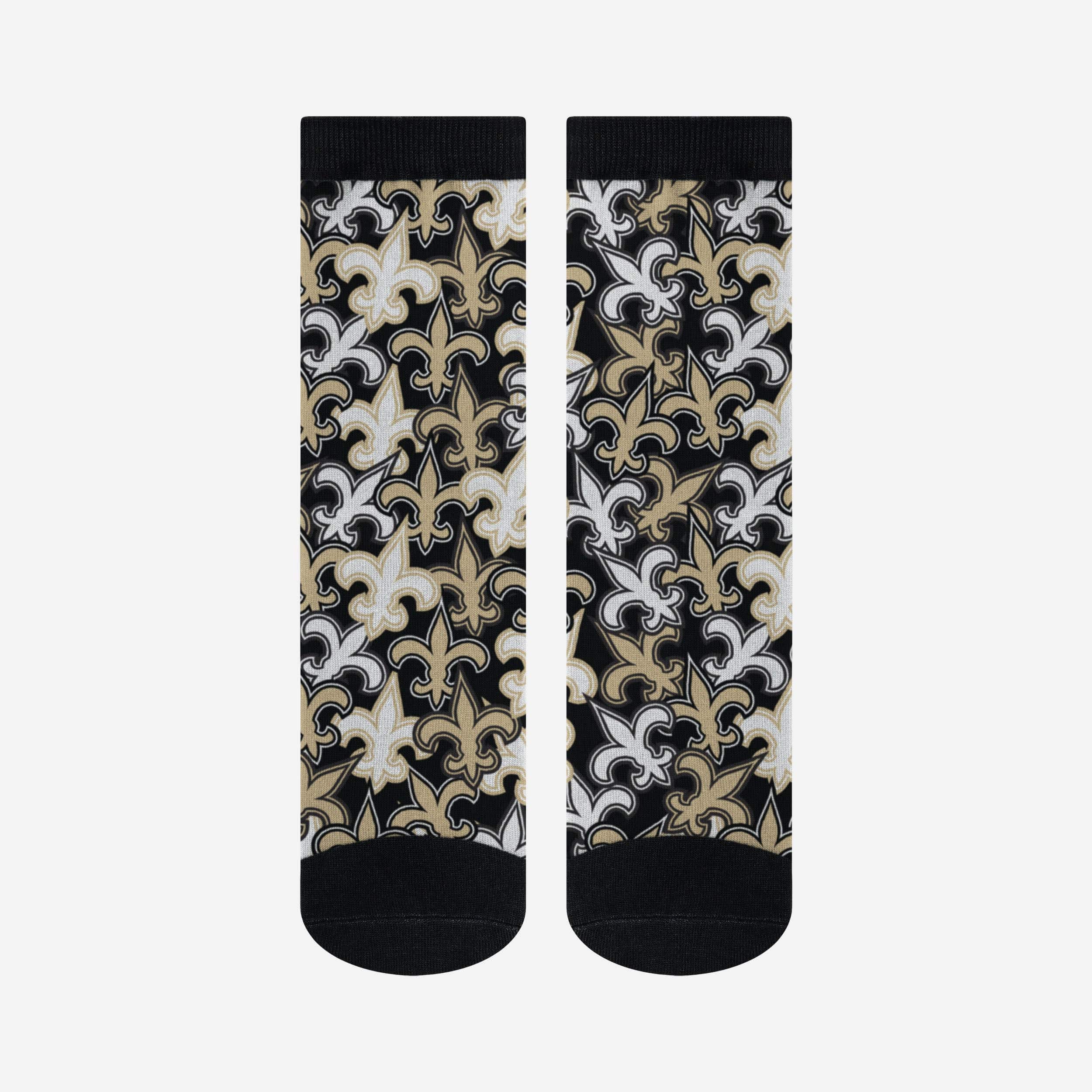 New Orleans Saints Logo Blast Socks 3 New Orleans Saints Logo Blast Socks