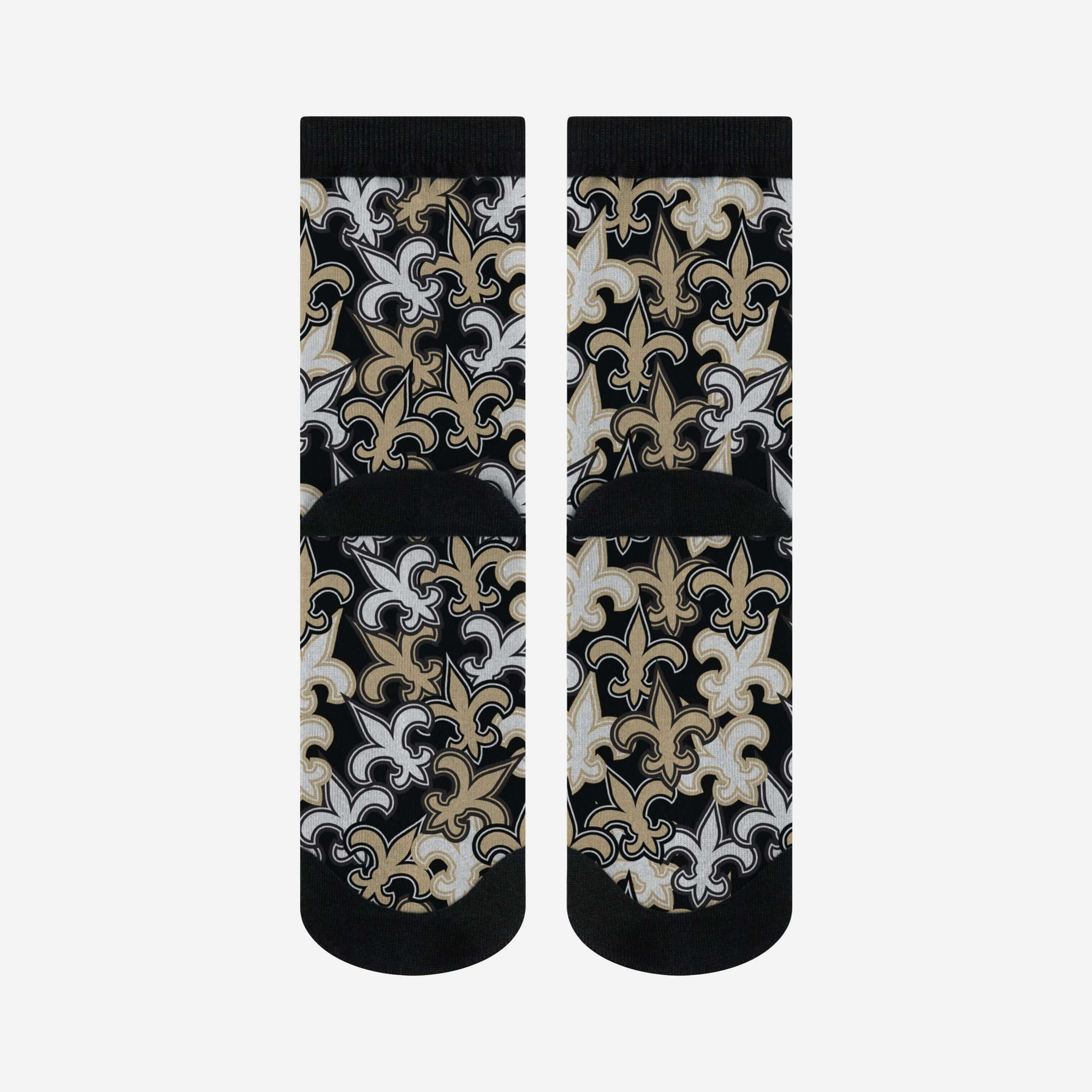 New Orleans Saints Logo Blast Socks 4 New Orleans Saints Logo Blast Socks