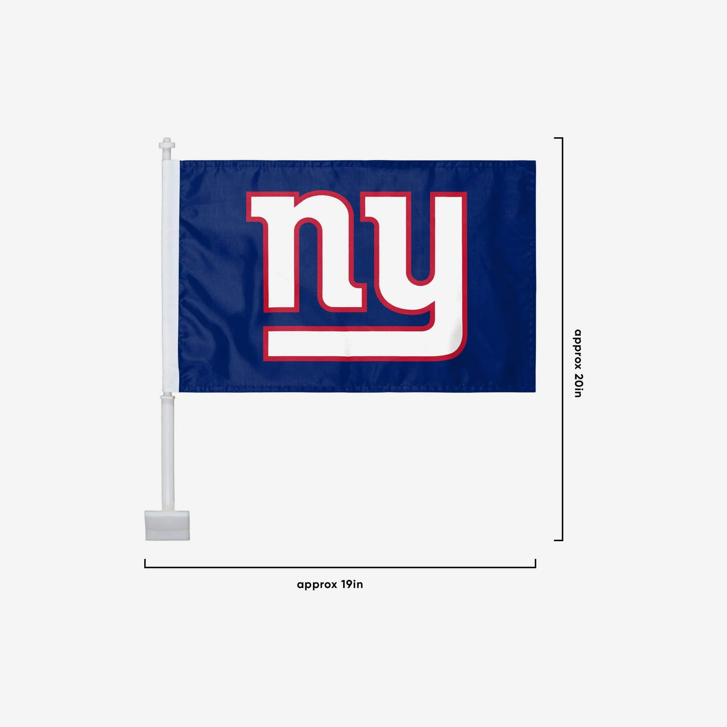 New York Giants 2 Pack Solid Car Flag 3 New York Giants 2 Pack Solid Car Flag