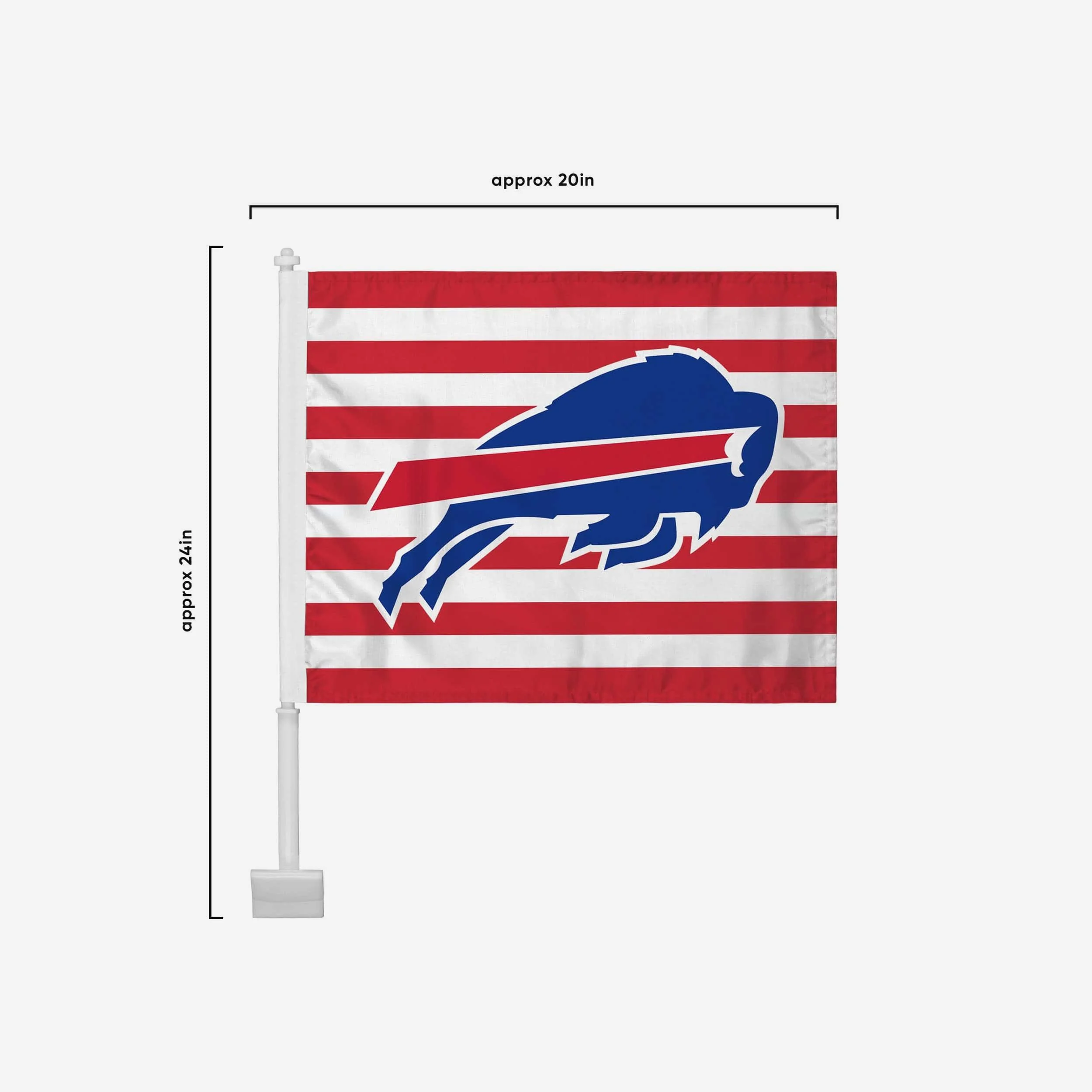 Buffalo Bills 2 Pack Solid Americana Car Flag 4 Buffalo Bills 2 Pack Solid Americana Car Flag