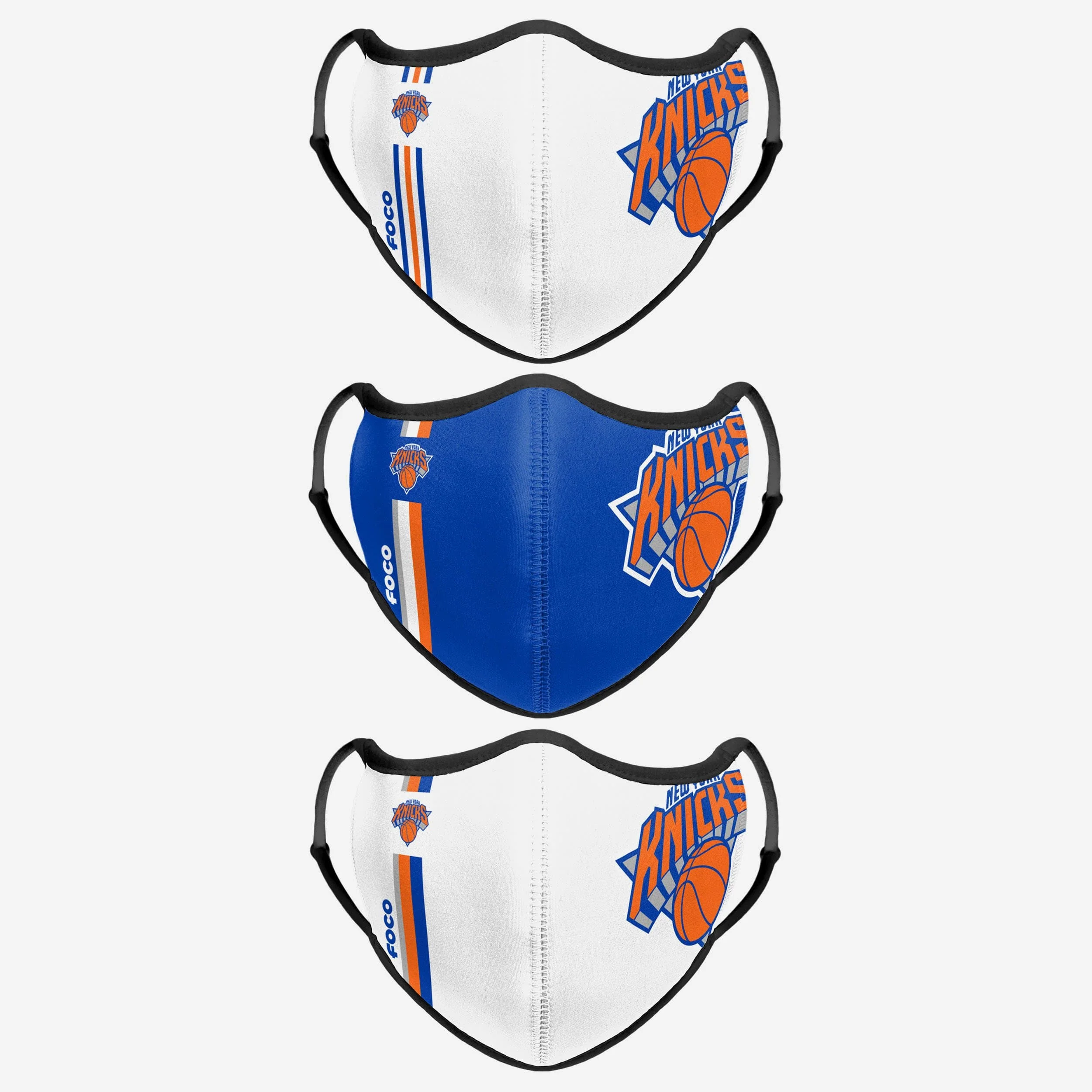 New York Knicks Sport 3 Pack Face Cover